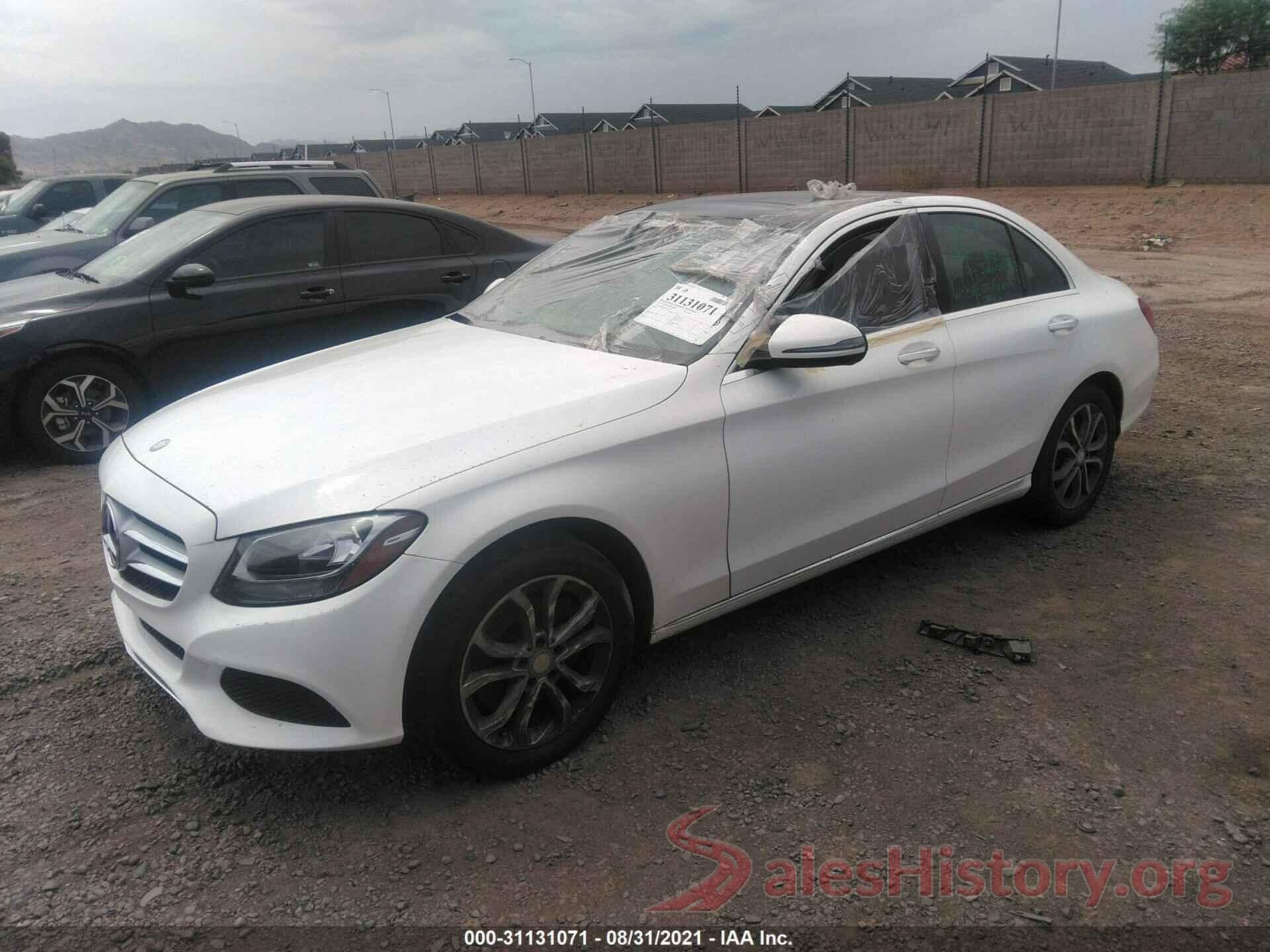 55SWF4KB1GU133598 2016 MERCEDES-BENZ C-CLASS