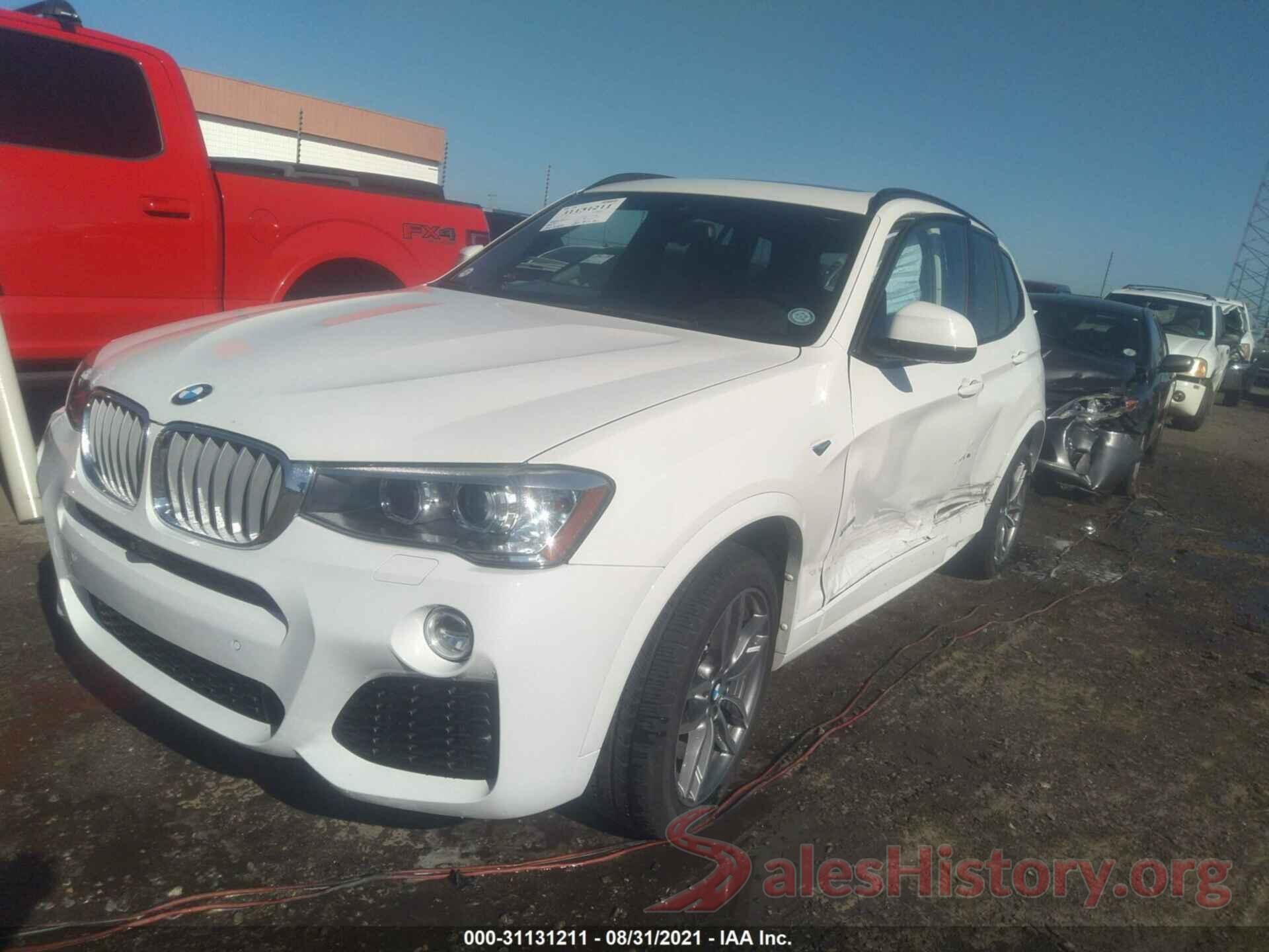 5UXWX9C51H0T09522 2017 BMW X3