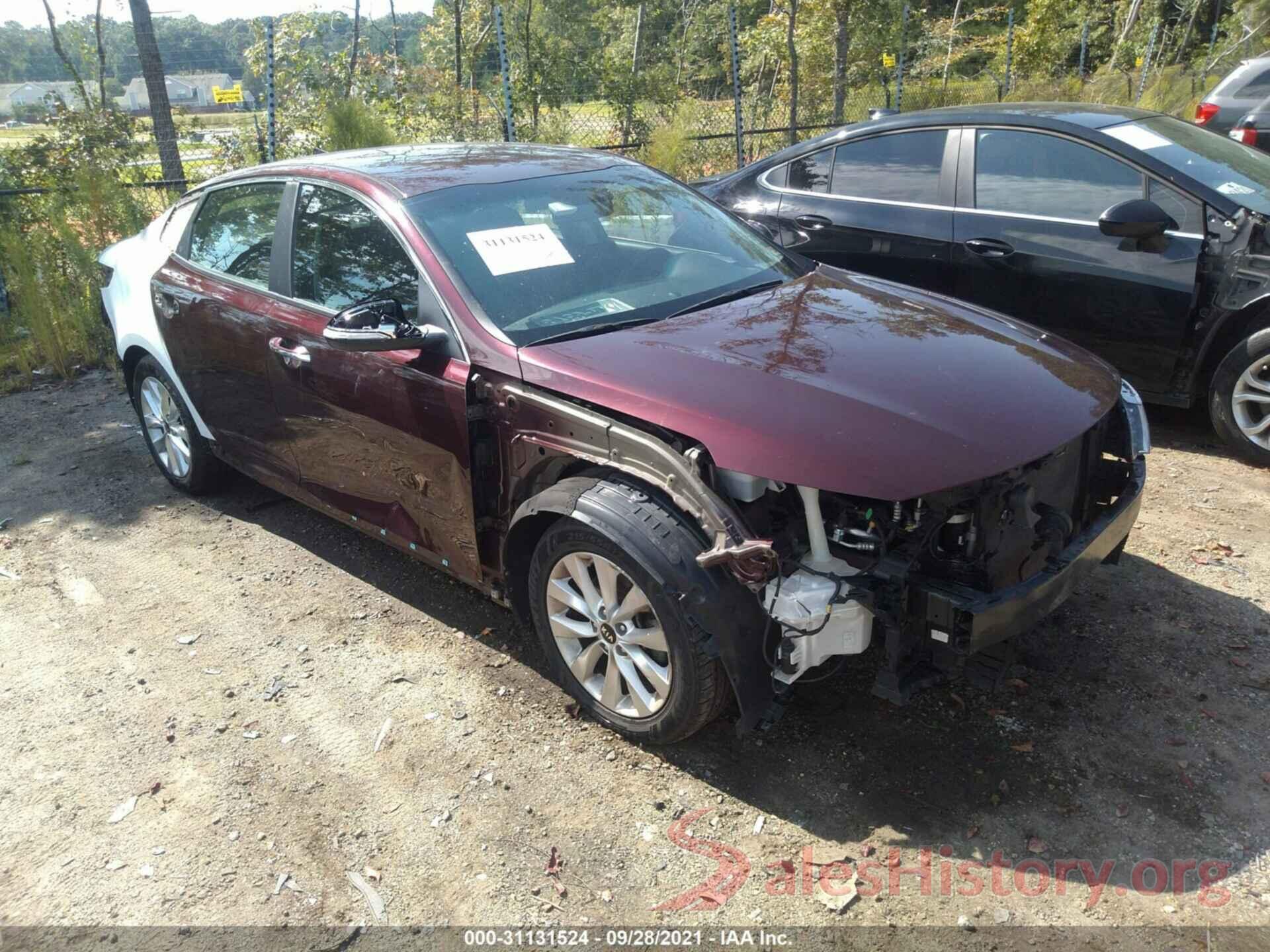 5XXGT4L30GG003802 2016 KIA OPTIMA