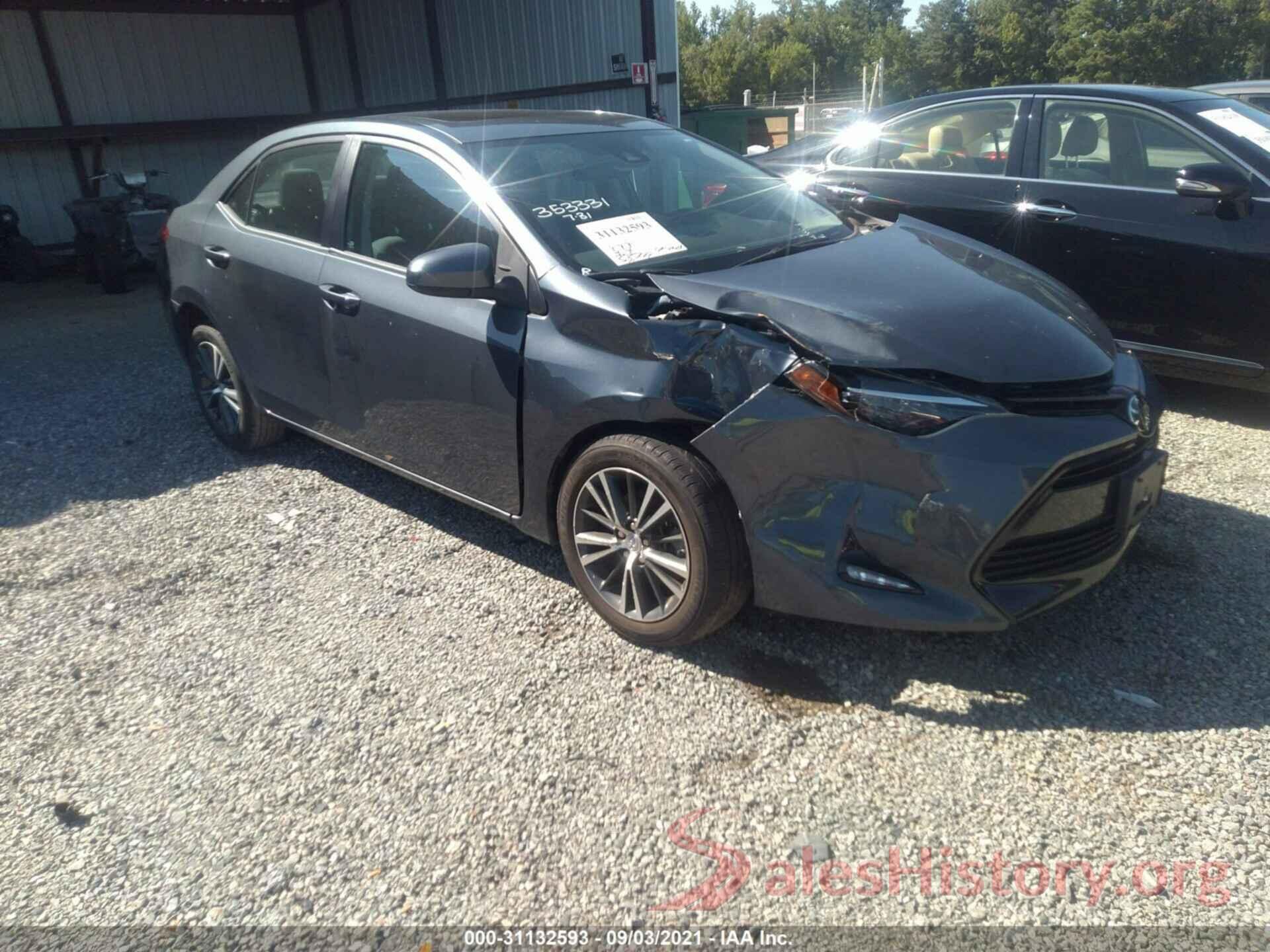 2T1BURHE5JC993617 2018 TOYOTA COROLLA