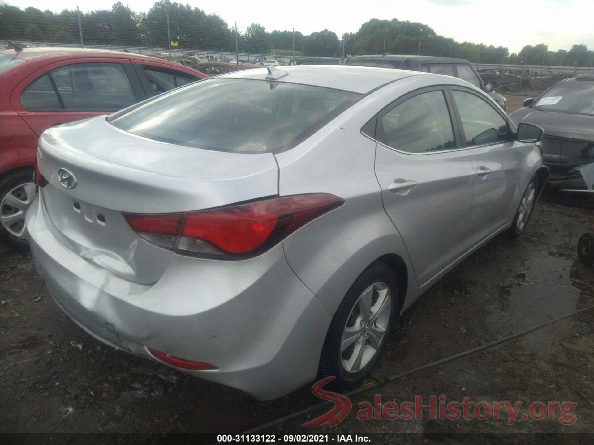 5NPDH4AEXGH697492 2016 HYUNDAI ELANTRA