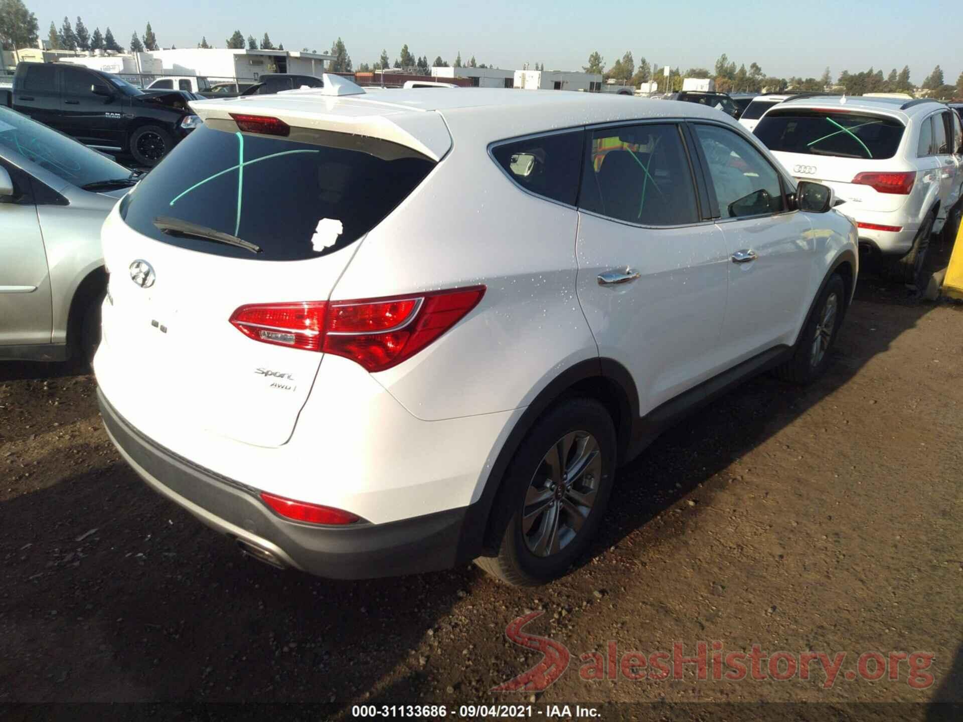 5XYZTDLB6GG344262 2016 HYUNDAI SANTA FE SPORT