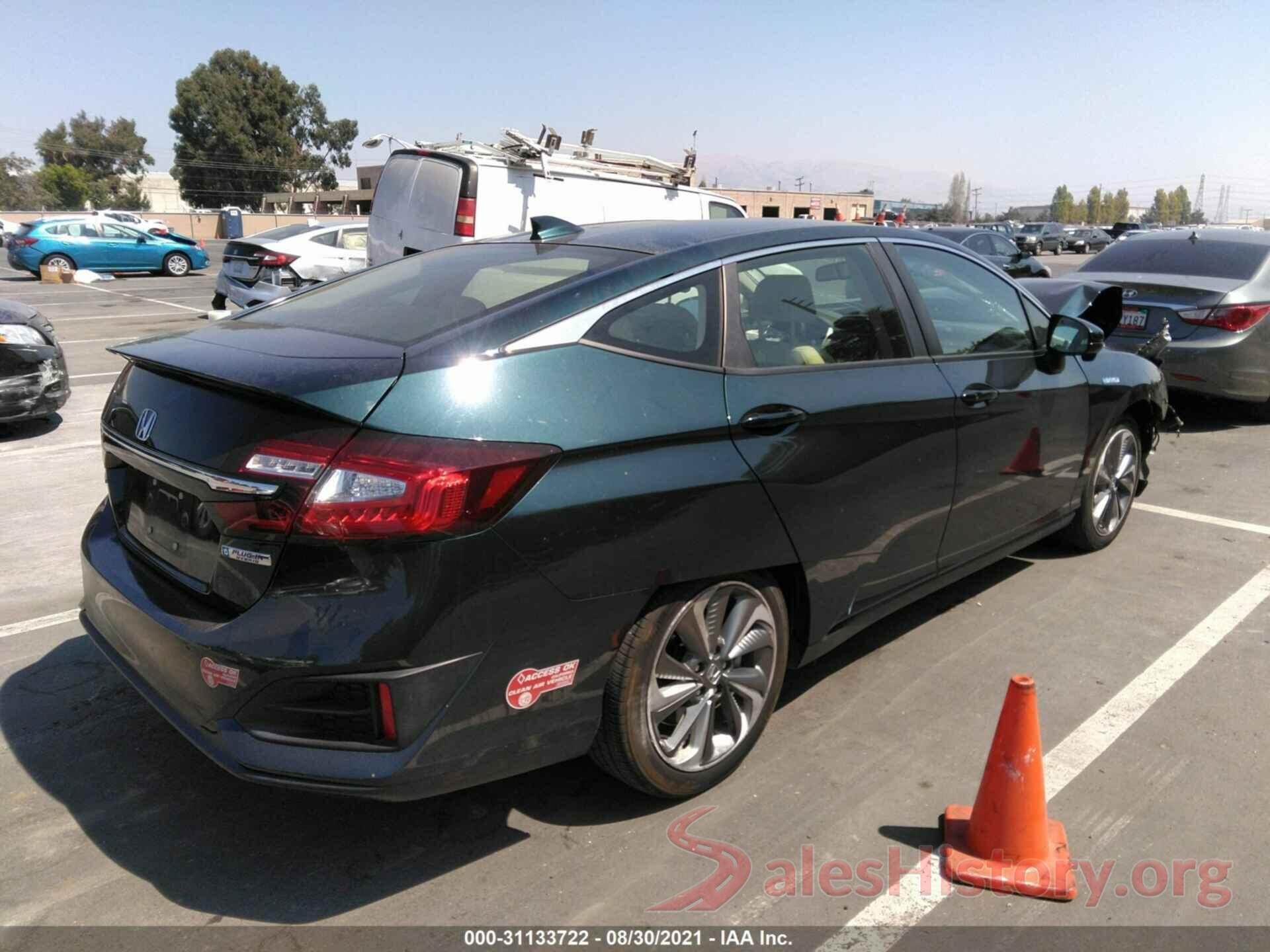 JHMZC5F18JC010267 2018 HONDA CLARITY PLUG-IN HYBRID