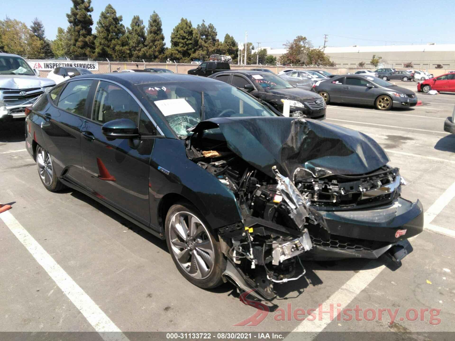 JHMZC5F18JC010267 2018 HONDA CLARITY PLUG-IN HYBRID