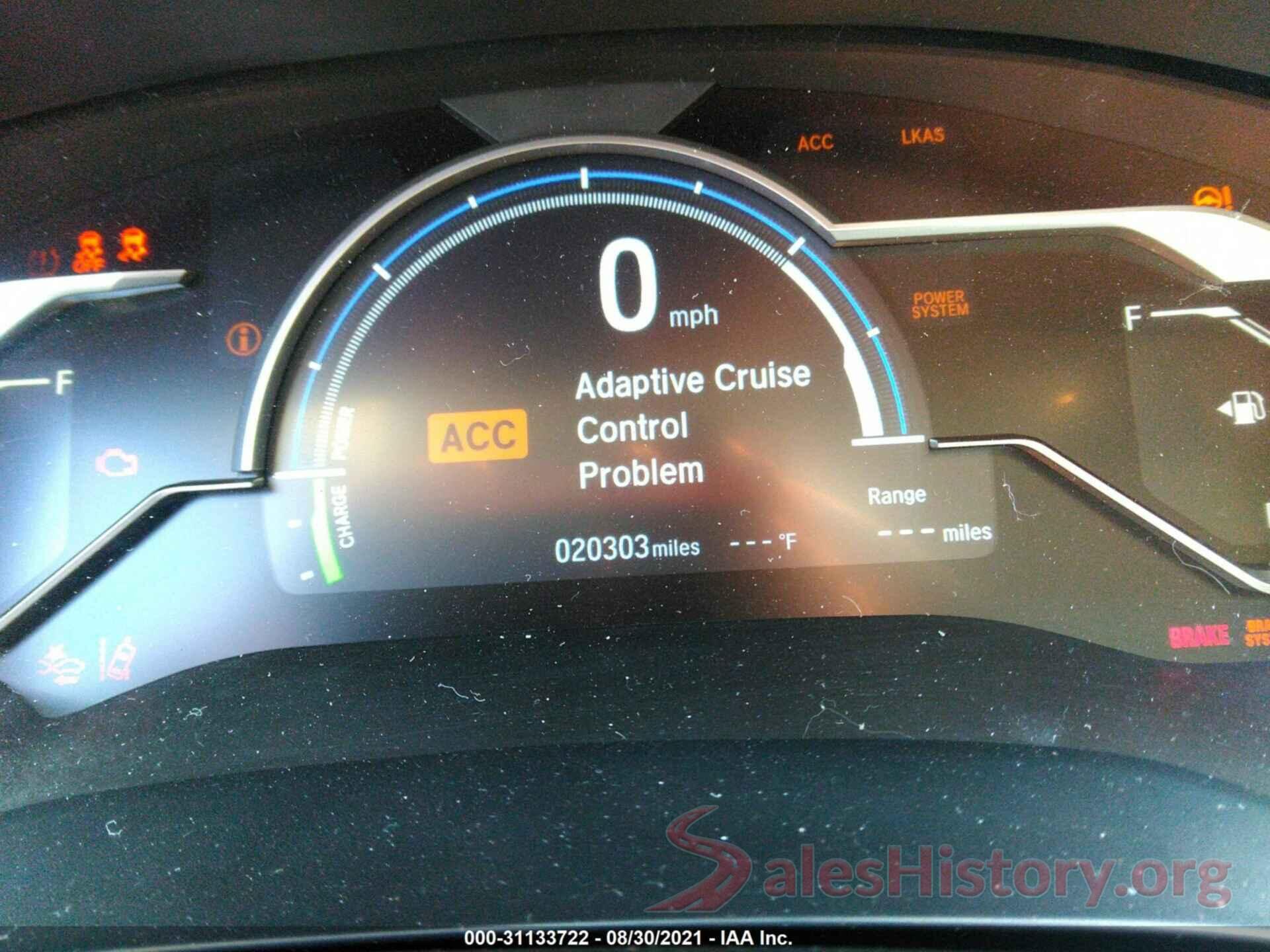 JHMZC5F18JC010267 2018 HONDA CLARITY PLUG-IN HYBRID