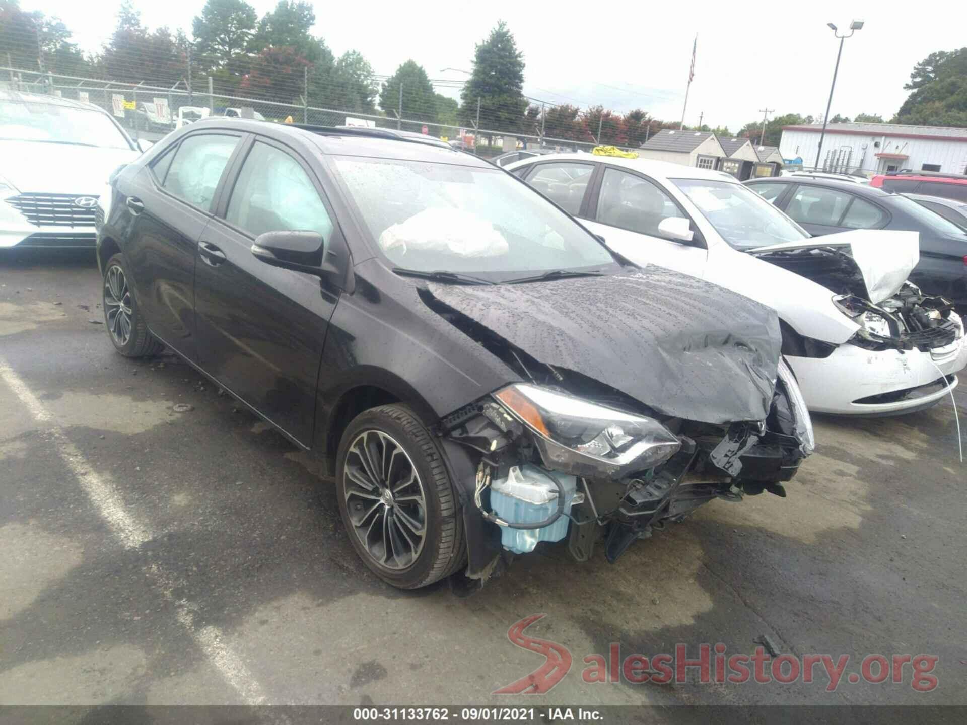 5YFBURHE2GP561172 2016 TOYOTA COROLLA