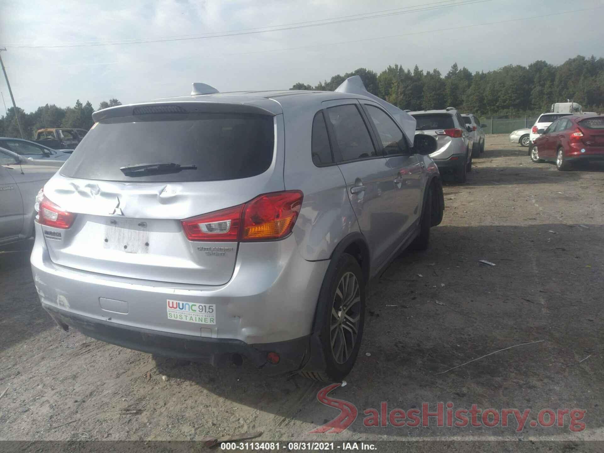 JA4AP3AU5HZ006302 2017 MITSUBISHI OUTLANDER SPORT