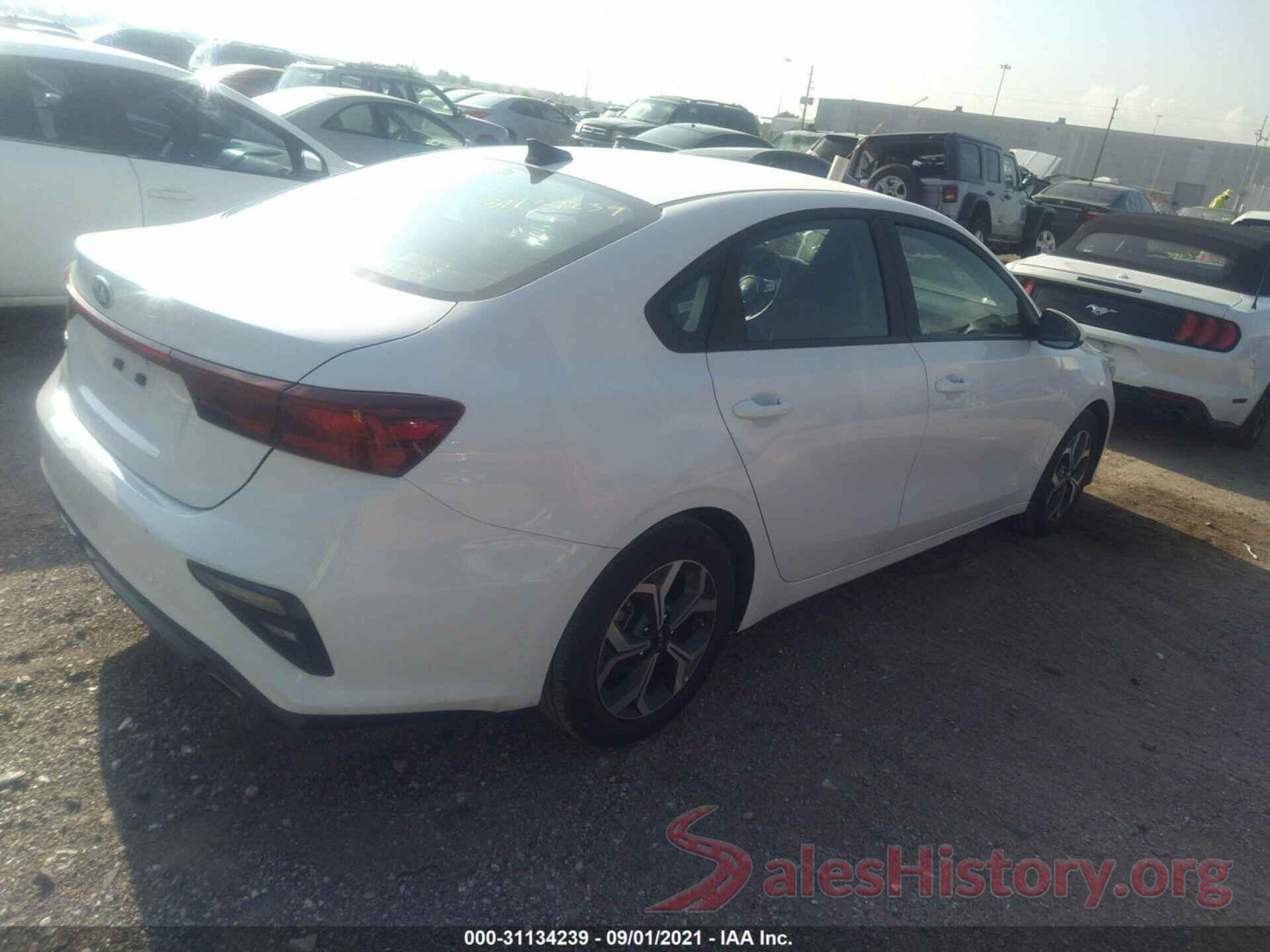 3KPF24AD0LE205875 2020 KIA FORTE