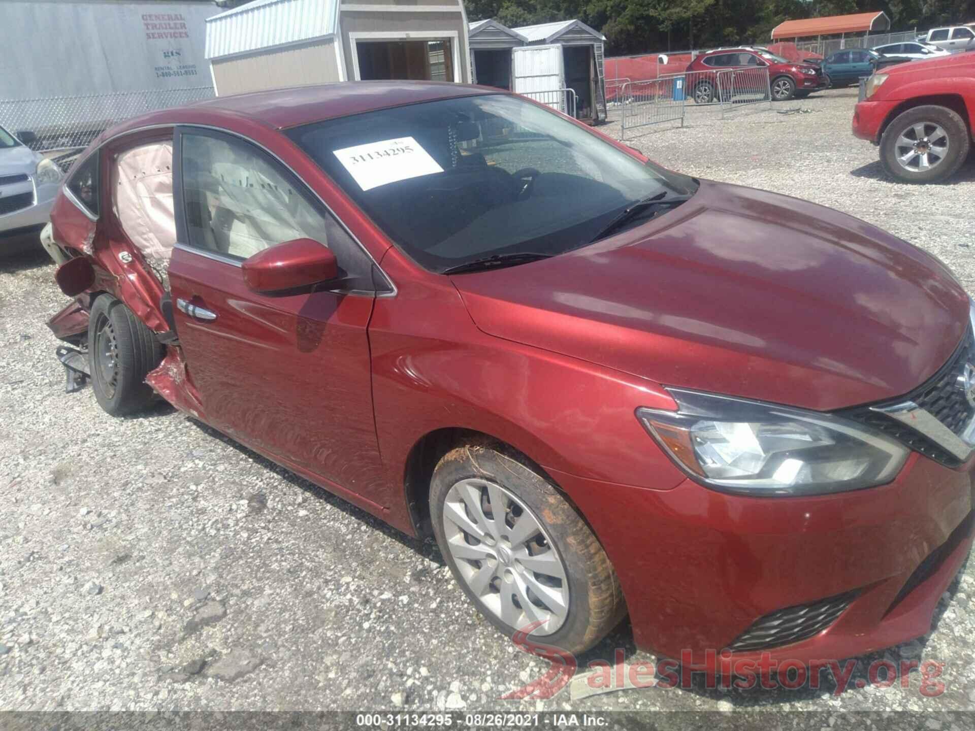 3N1AB7AP0GY233351 2016 NISSAN SENTRA