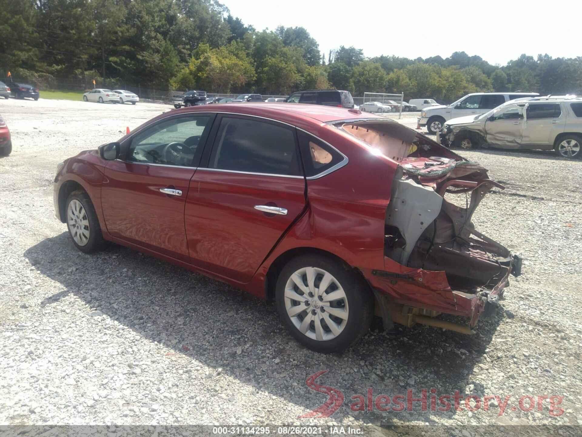 3N1AB7AP0GY233351 2016 NISSAN SENTRA