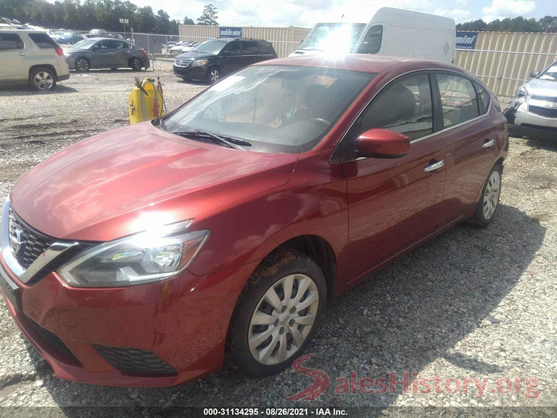 3N1AB7AP0GY233351 2016 NISSAN SENTRA