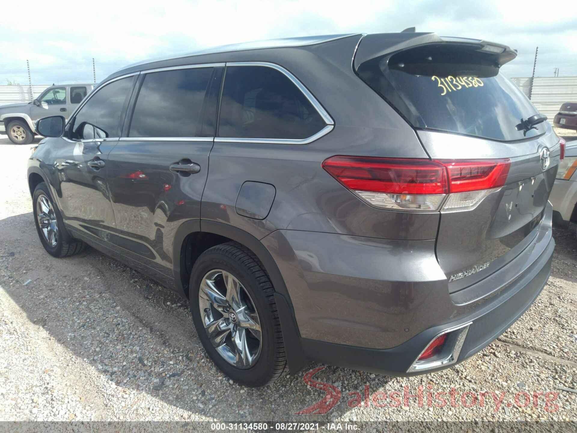 5TDDZRFH5JS869068 2018 TOYOTA HIGHLANDER