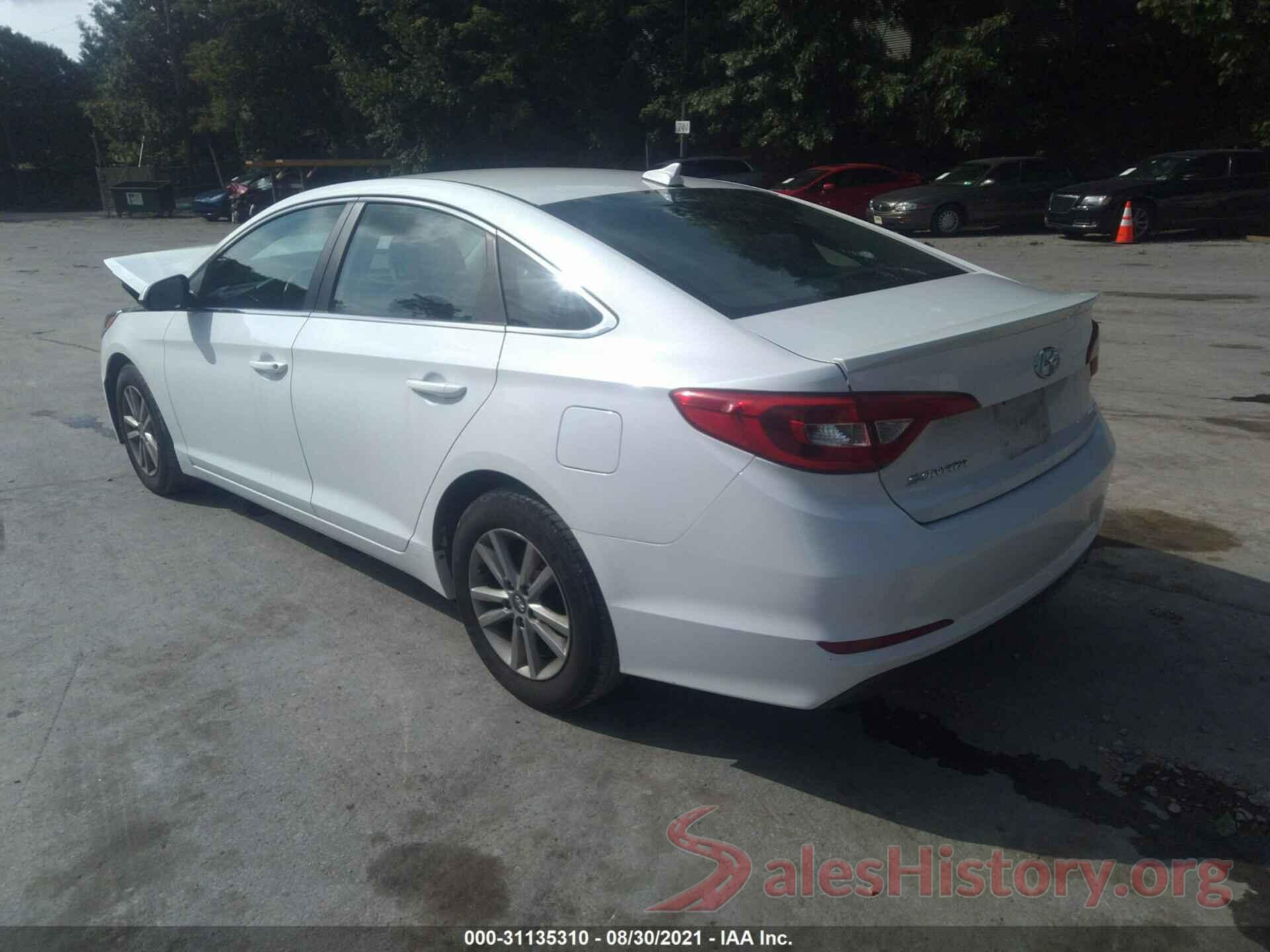 5NPE24AFXGH369679 2016 HYUNDAI SONATA