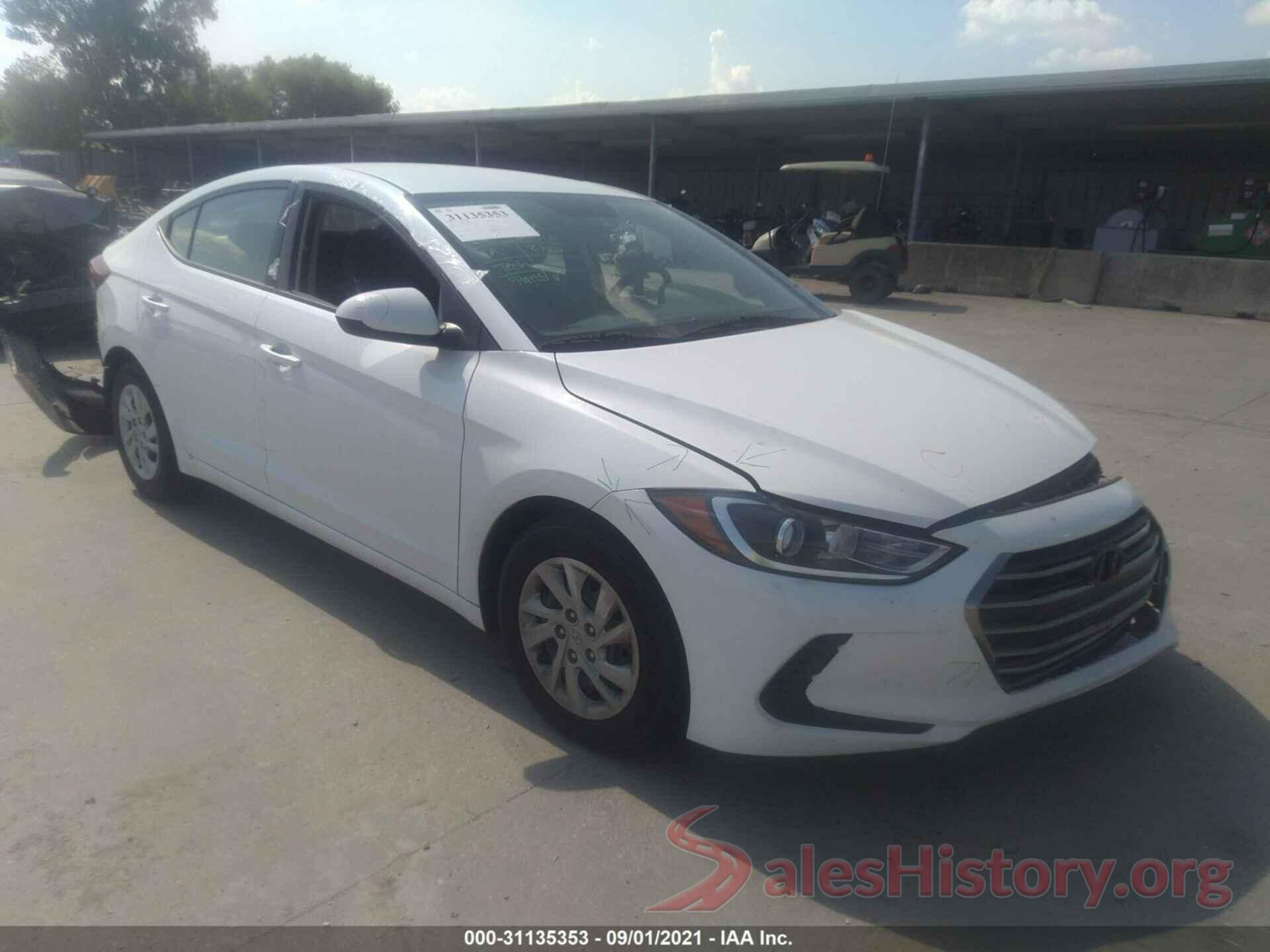 5NPD74LFXJH261189 2018 HYUNDAI ELANTRA