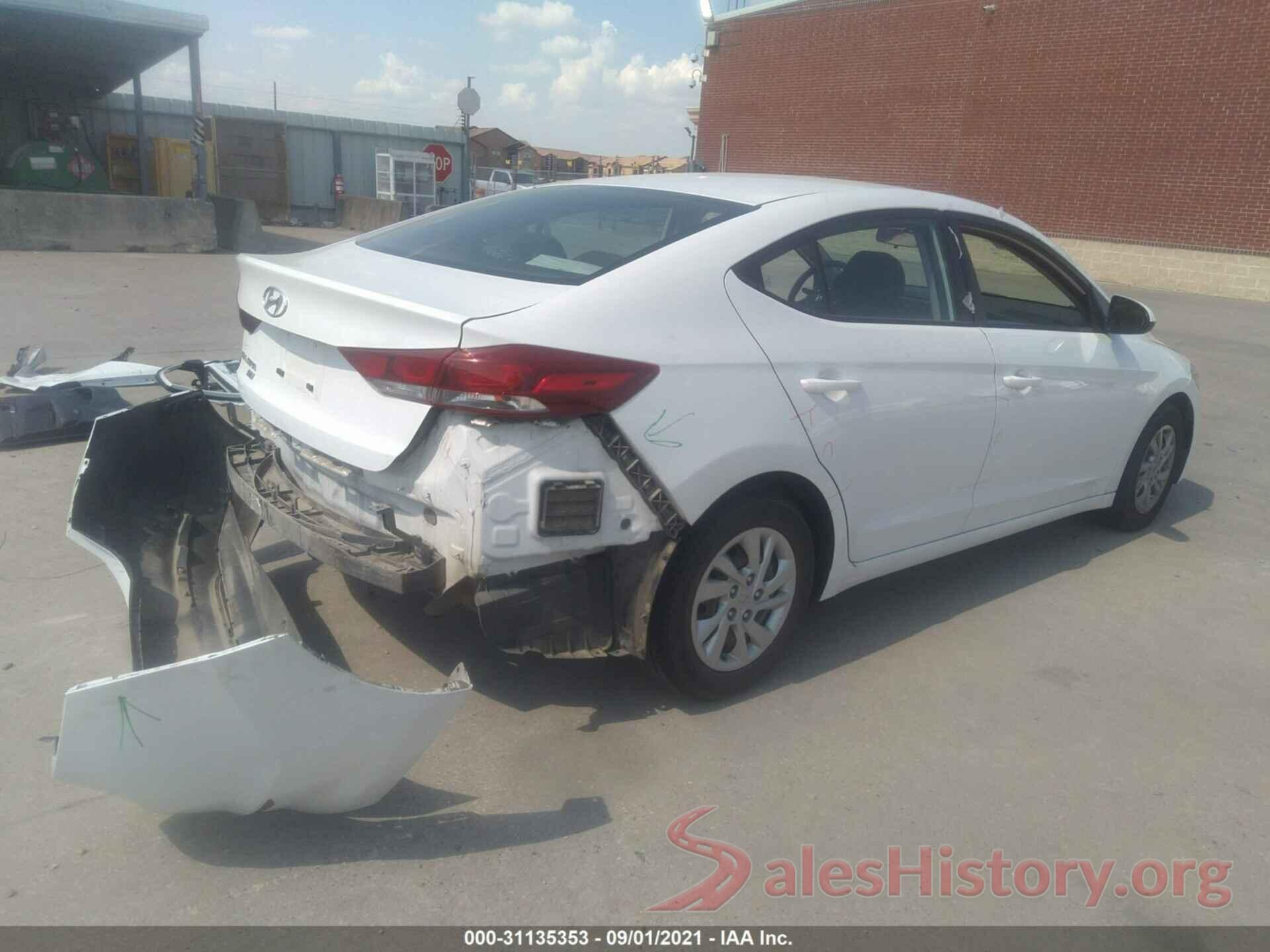 5NPD74LFXJH261189 2018 HYUNDAI ELANTRA