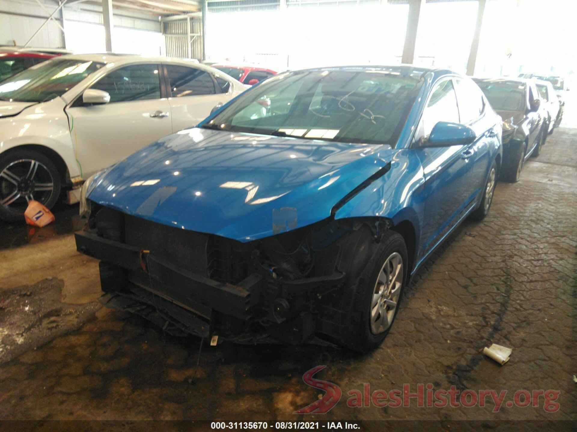 000D74LF2HU097190 2017 HYUNDAI ELANTRA