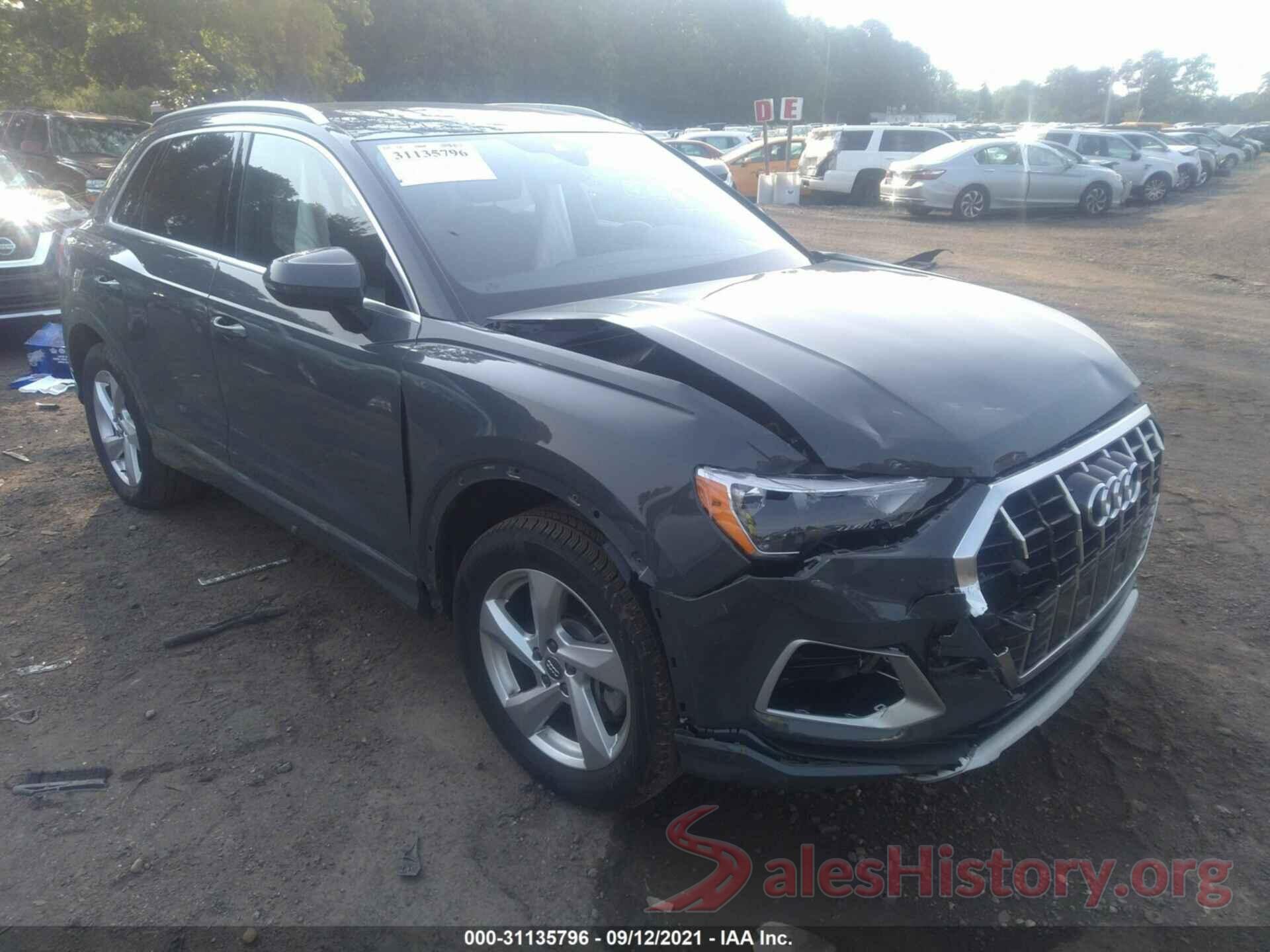 WA1AECF30L1097914 2020 AUDI Q3