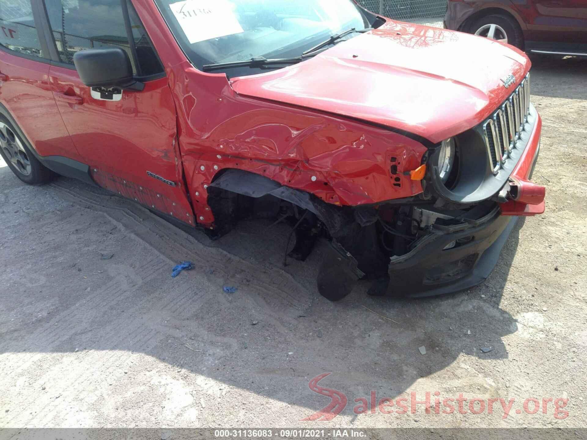 ZACCJAAT9GPC95791 2016 JEEP RENEGADE