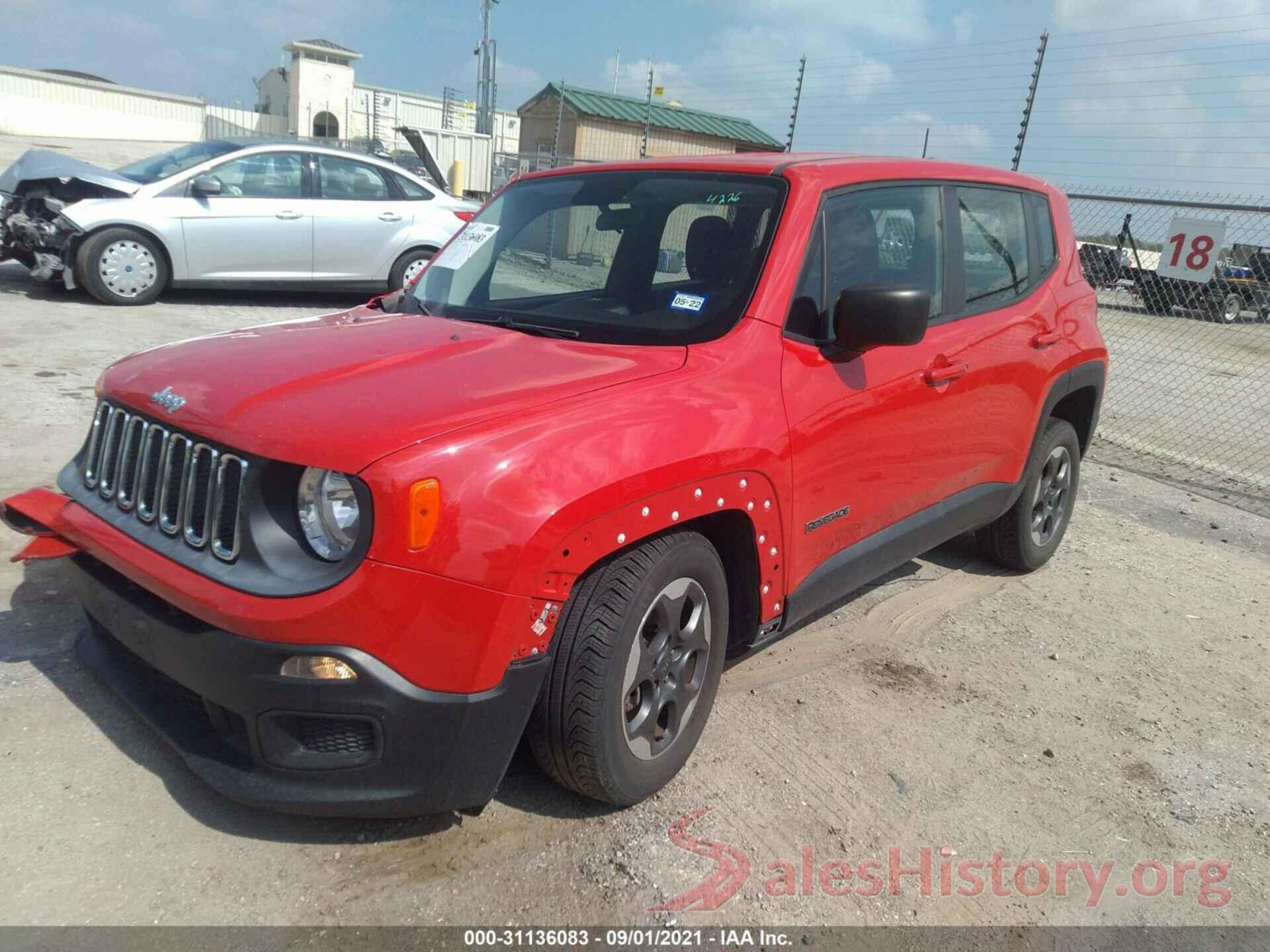 ZACCJAAT9GPC95791 2016 JEEP RENEGADE