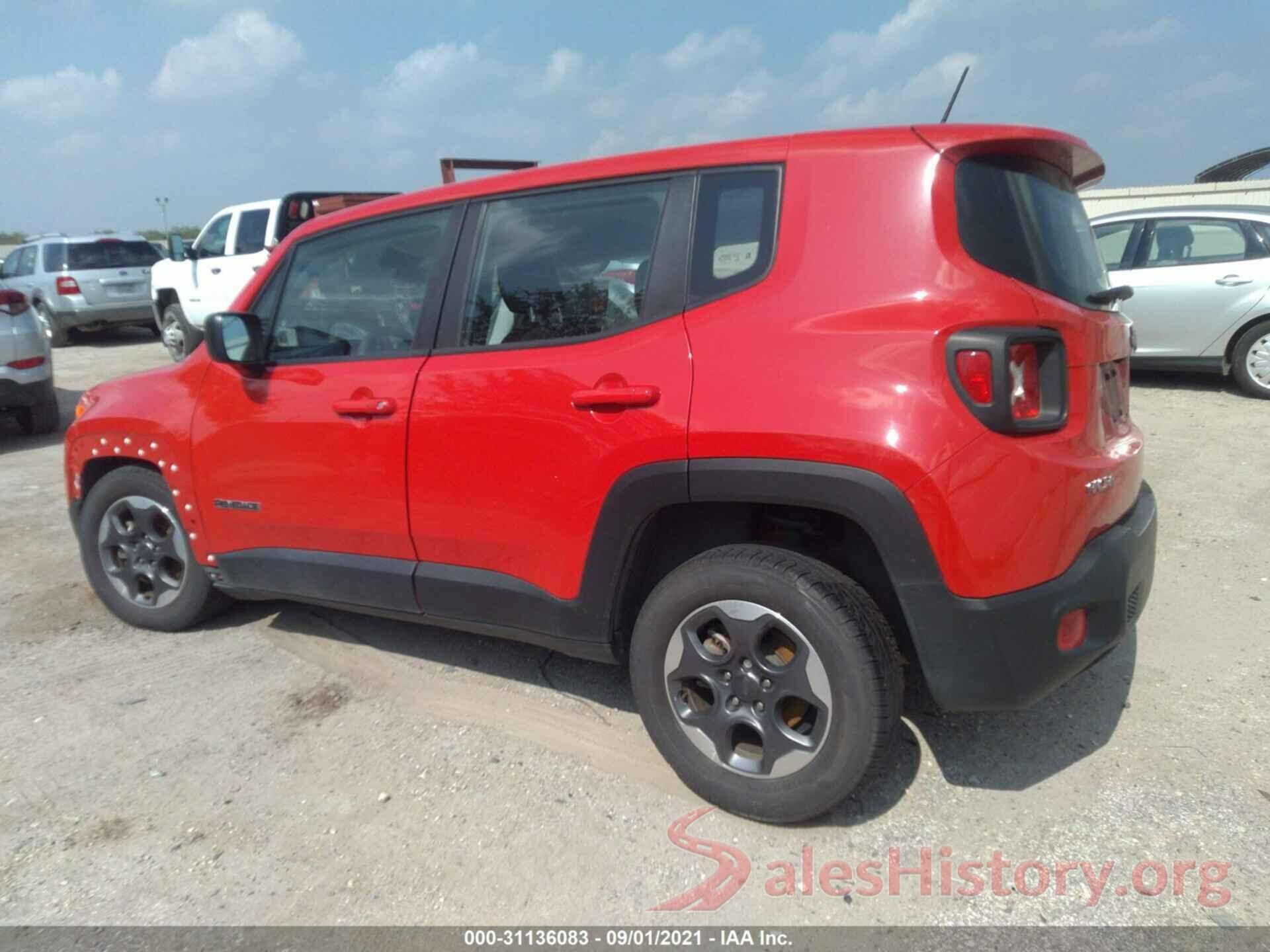 ZACCJAAT9GPC95791 2016 JEEP RENEGADE