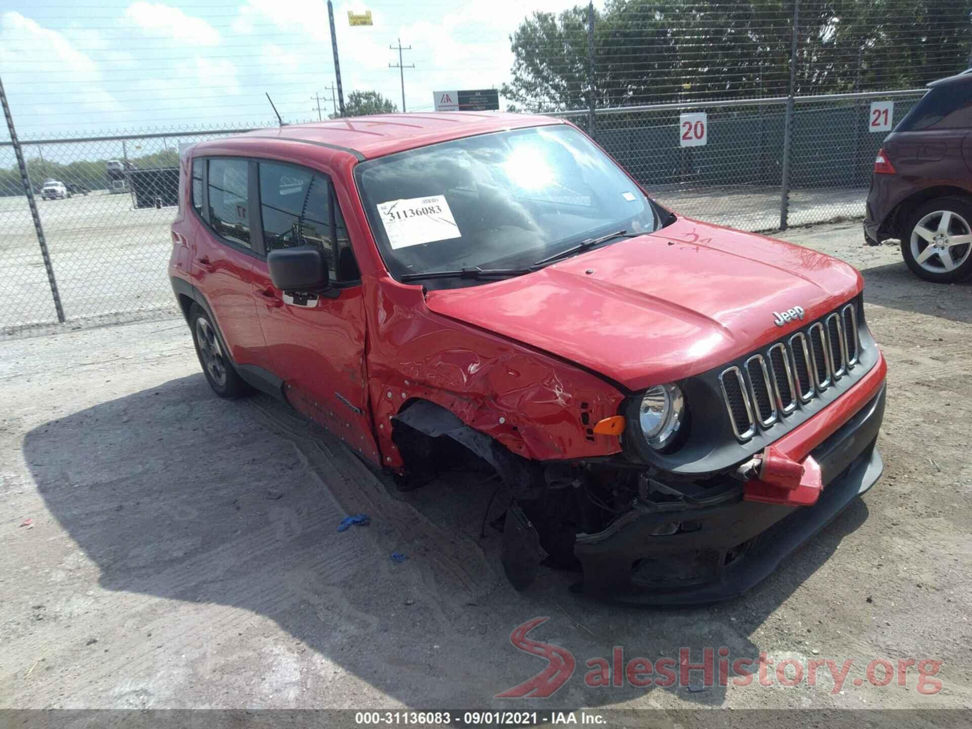 ZACCJAAT9GPC95791 2016 JEEP RENEGADE