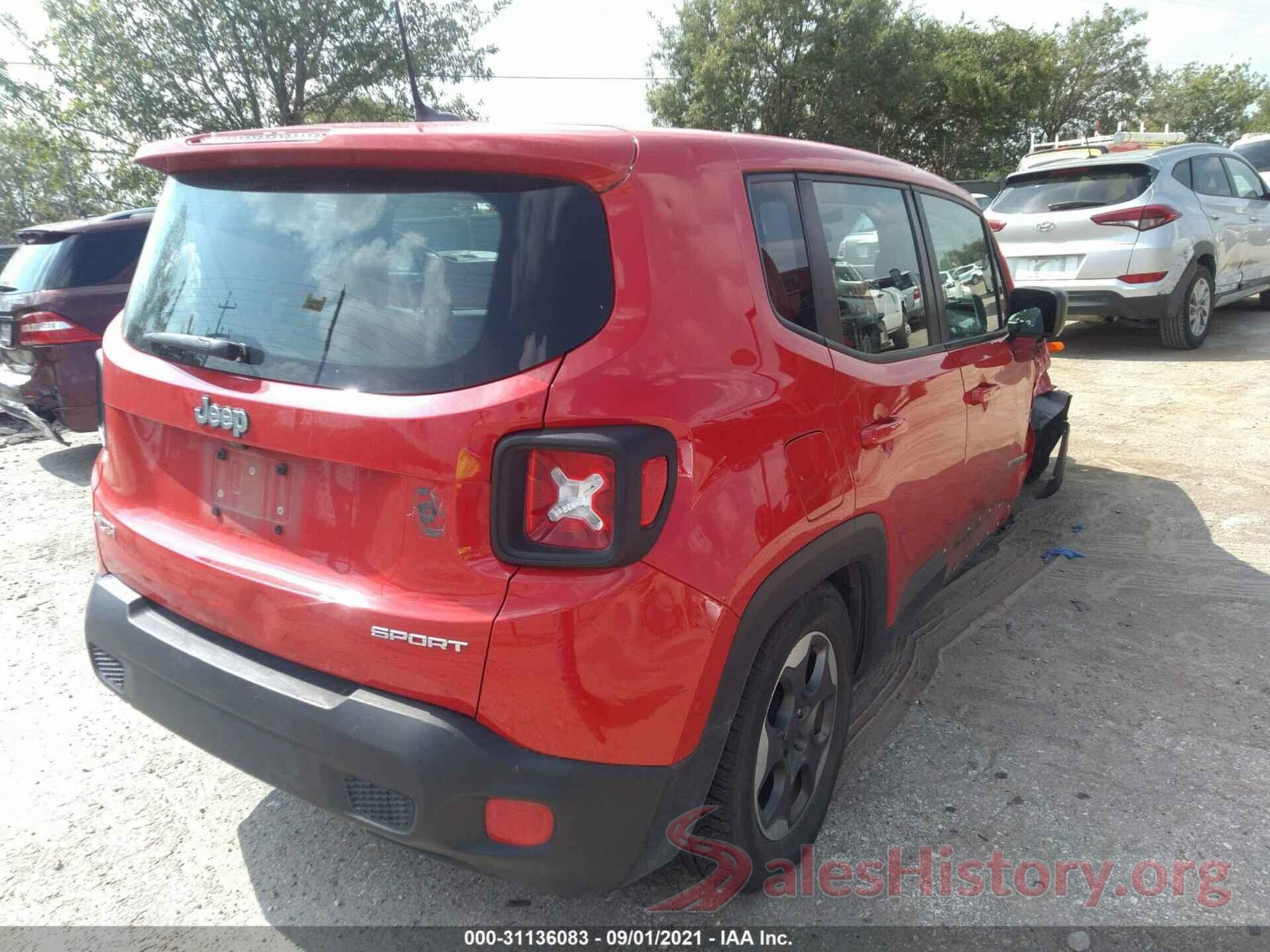 ZACCJAAT9GPC95791 2016 JEEP RENEGADE