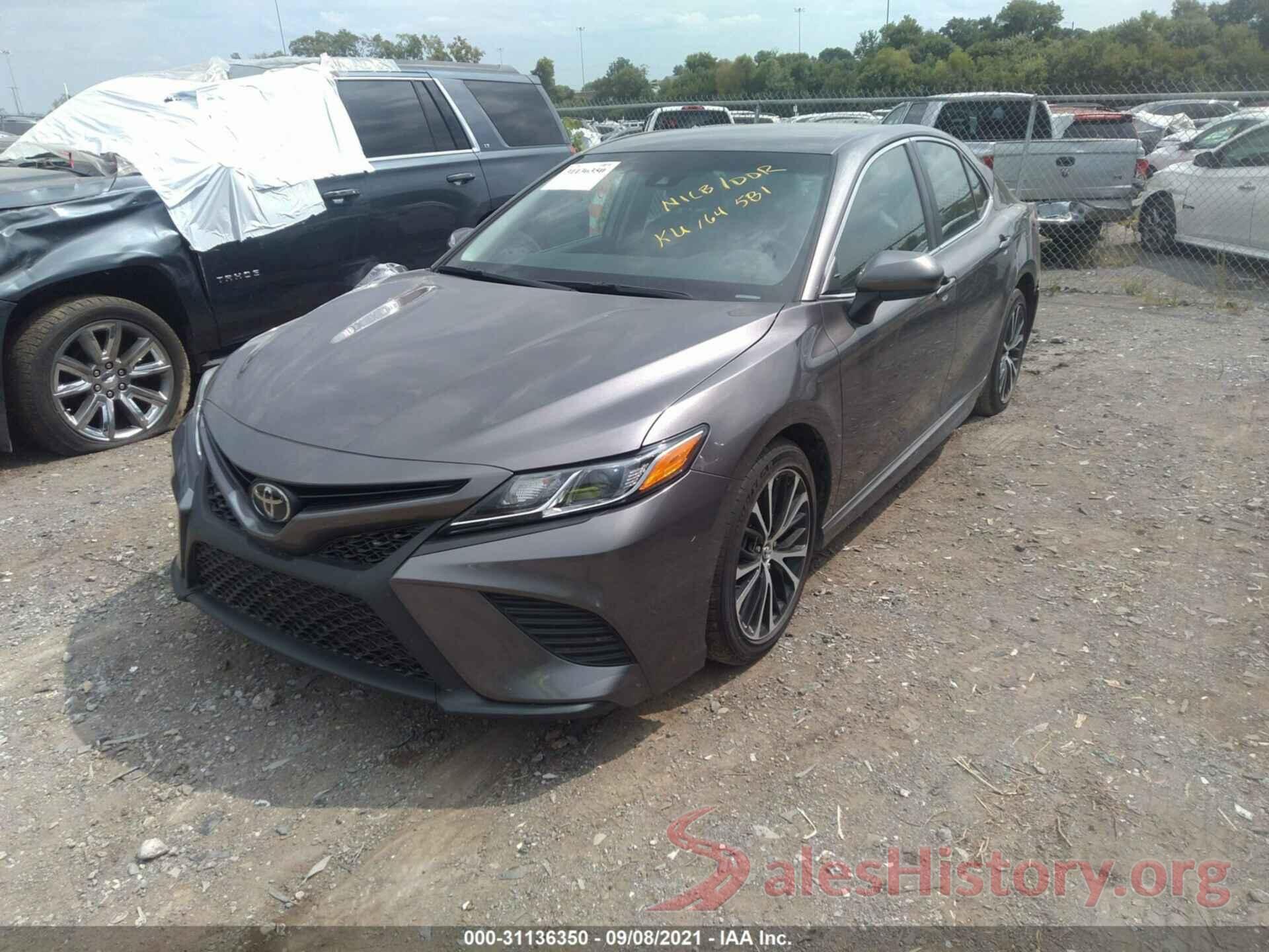 4T1B11HK7KU164581 2019 TOYOTA CAMRY