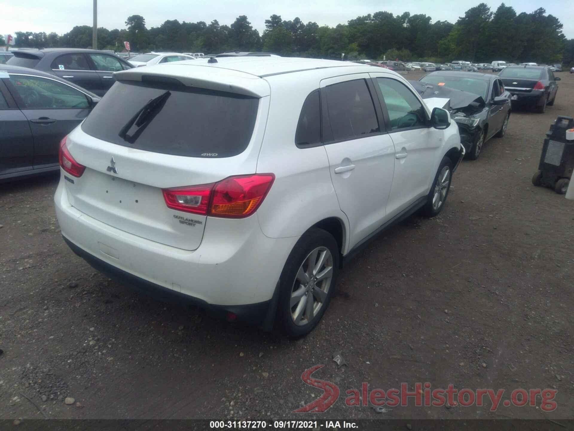 4A4AR3AU2FE058838 2015 MITSUBISHI OUTLANDER SPORT