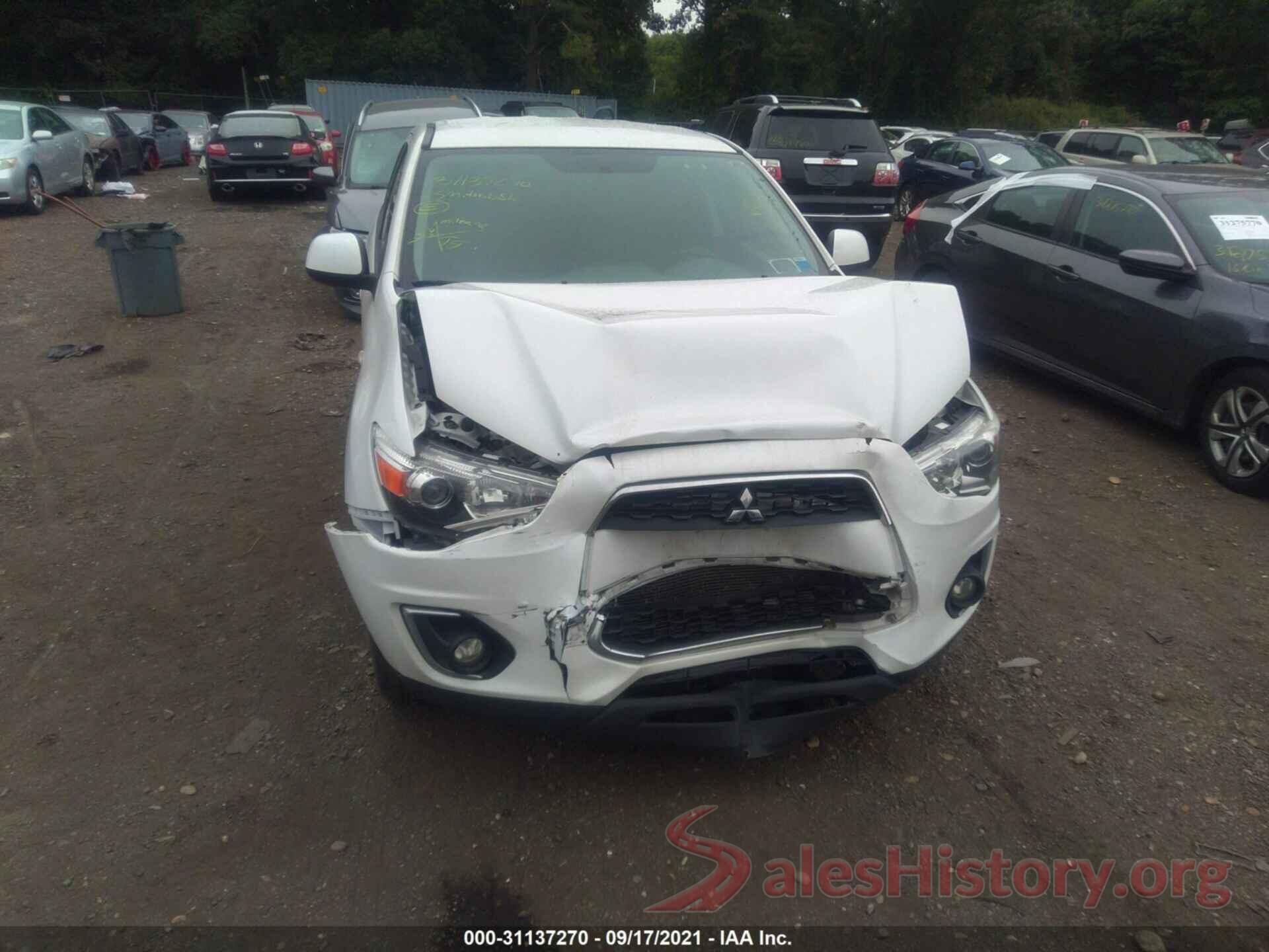 4A4AR3AU2FE058838 2015 MITSUBISHI OUTLANDER SPORT