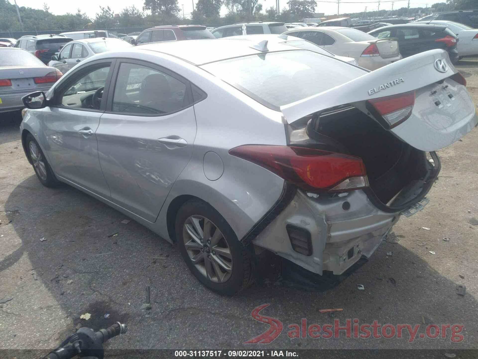 KMHDH4AE7GU512252 2016 HYUNDAI ELANTRA