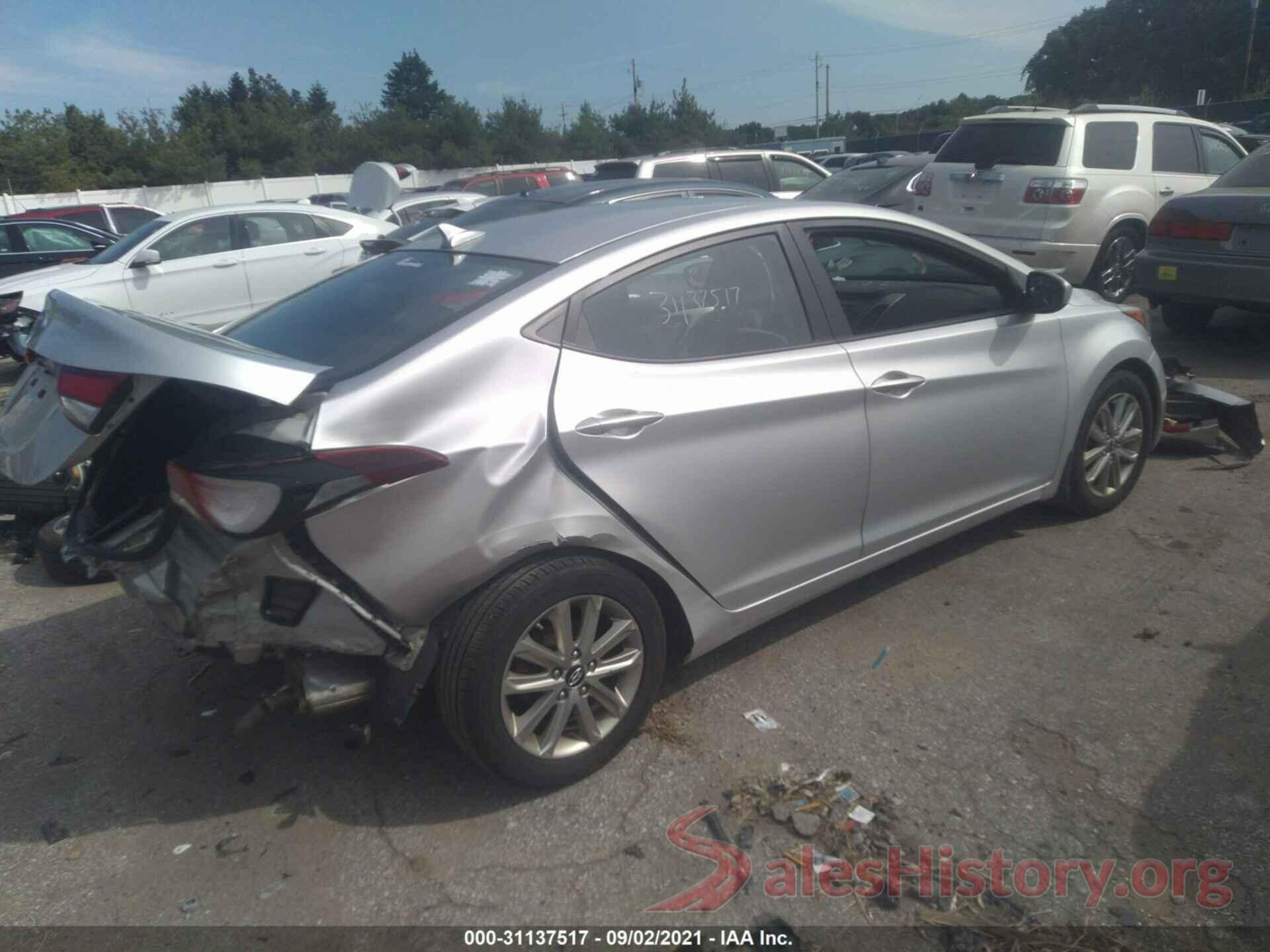 KMHDH4AE7GU512252 2016 HYUNDAI ELANTRA