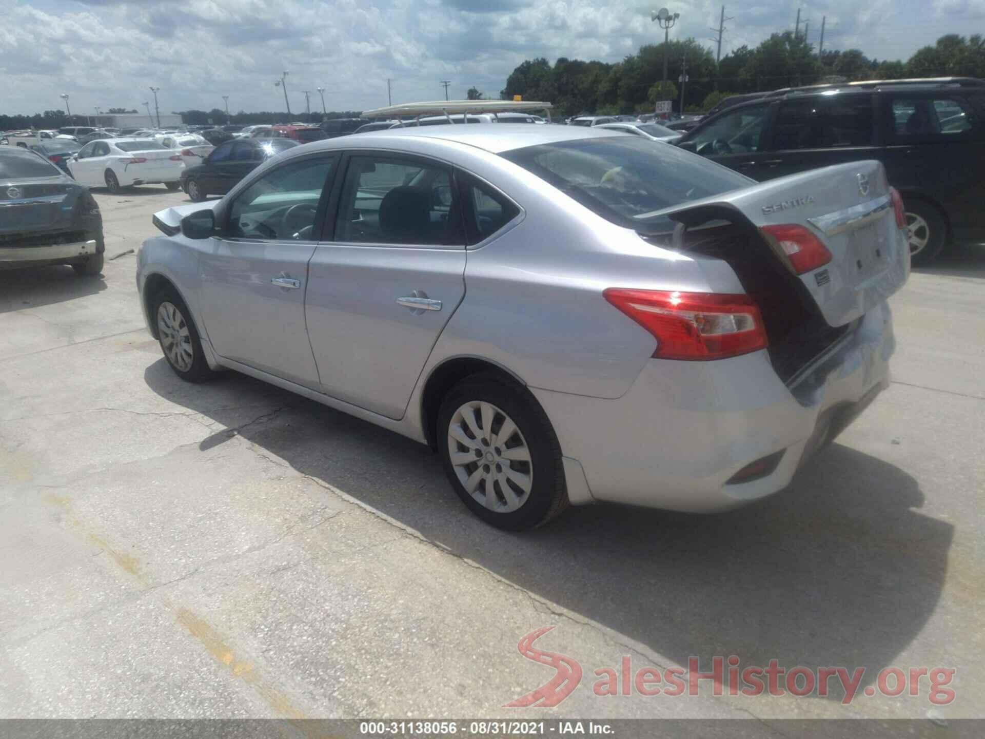 3N1AB7AP7GY274706 2016 NISSAN SENTRA