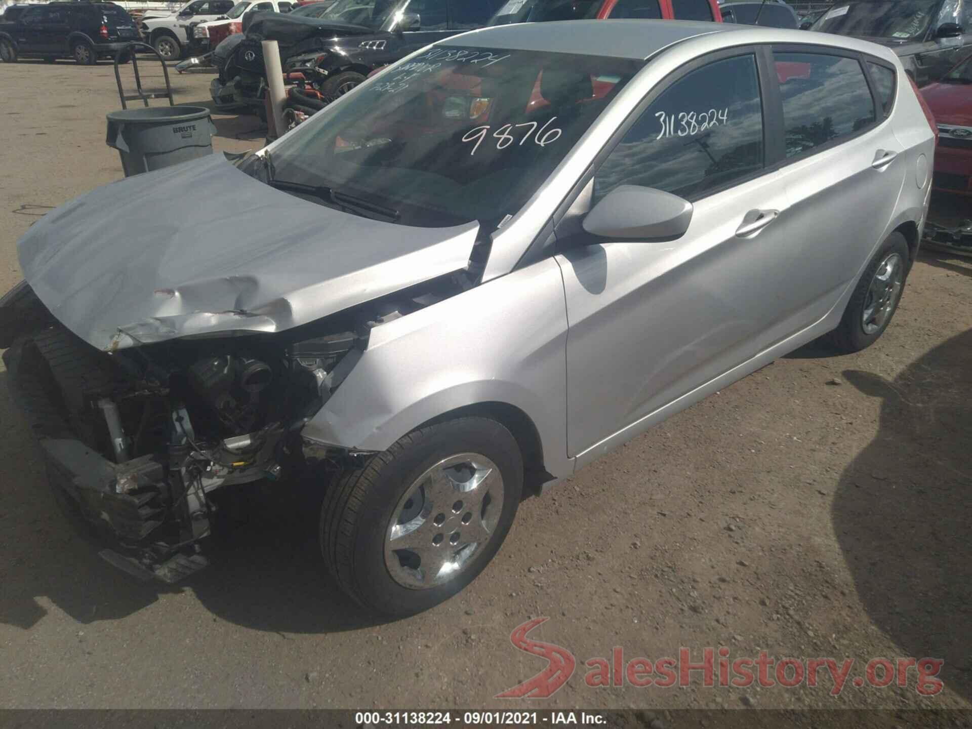 KMHCT5AE9HU319876 2017 HYUNDAI ACCENT