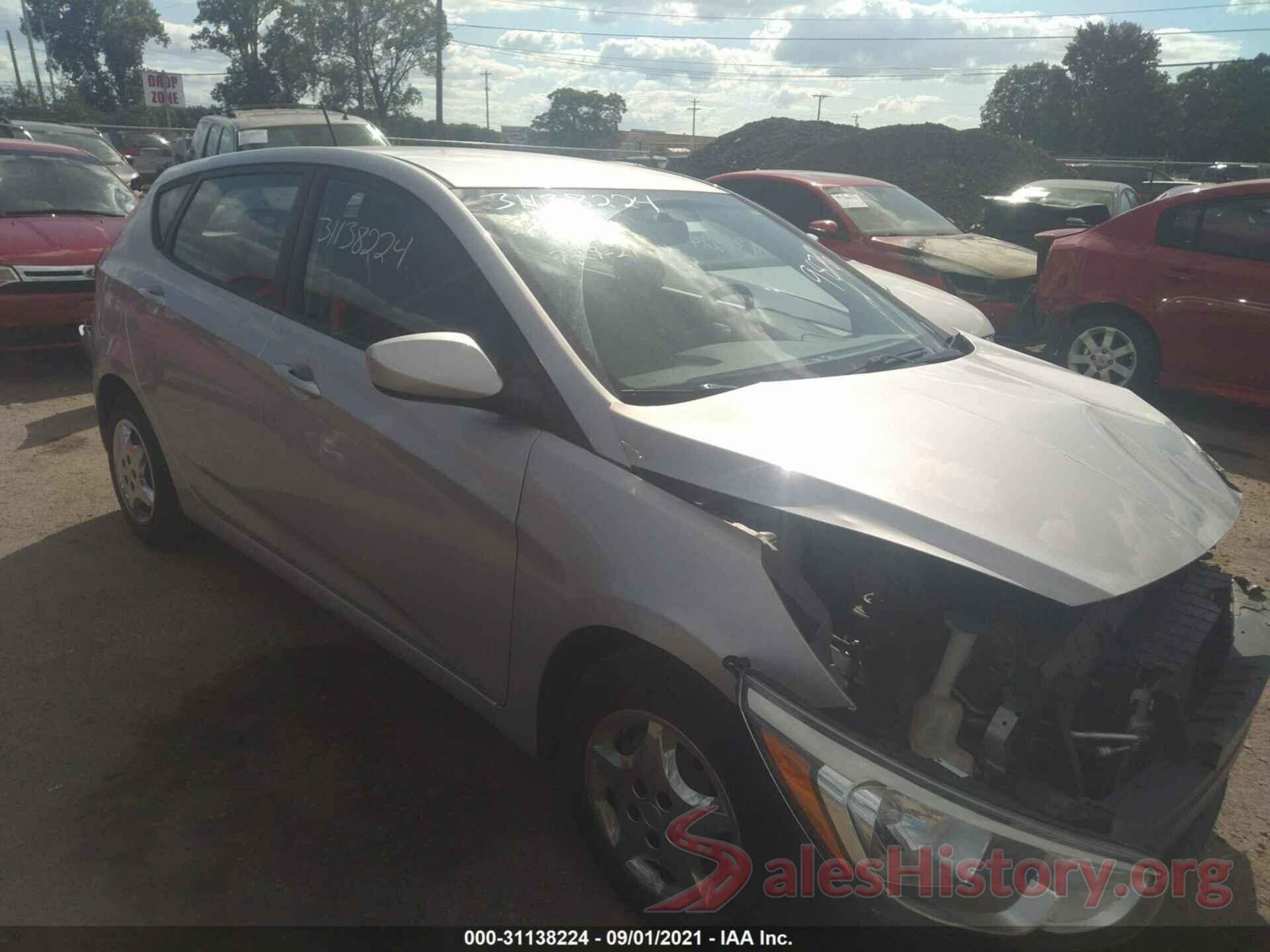 KMHCT5AE9HU319876 2017 HYUNDAI ACCENT