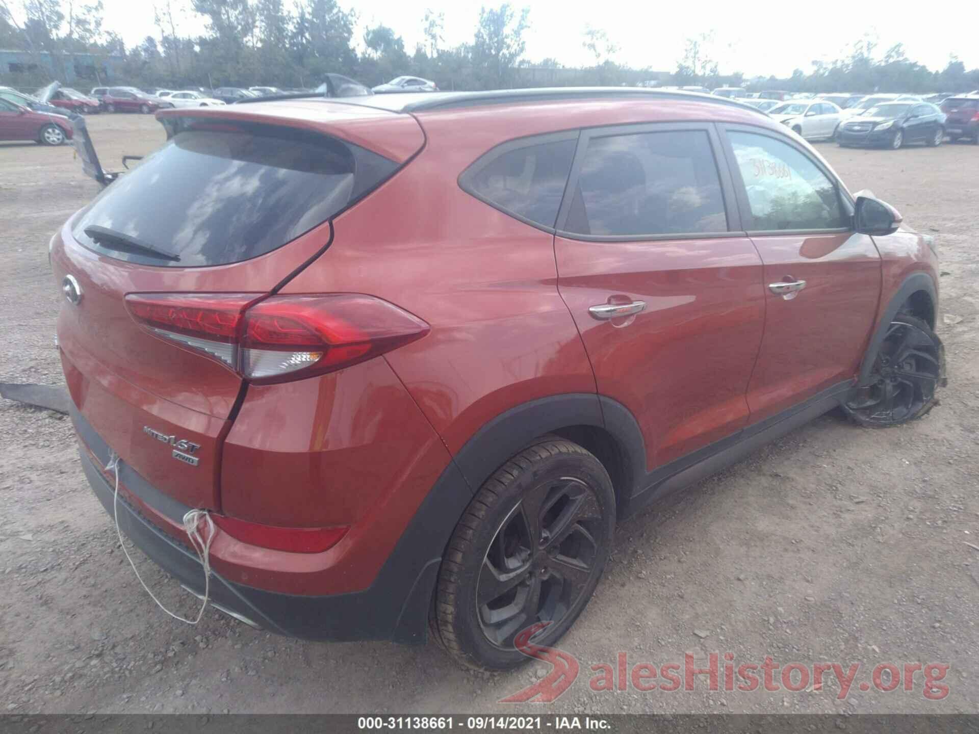 KM8J3CA25GU179664 2016 HYUNDAI TUCSON