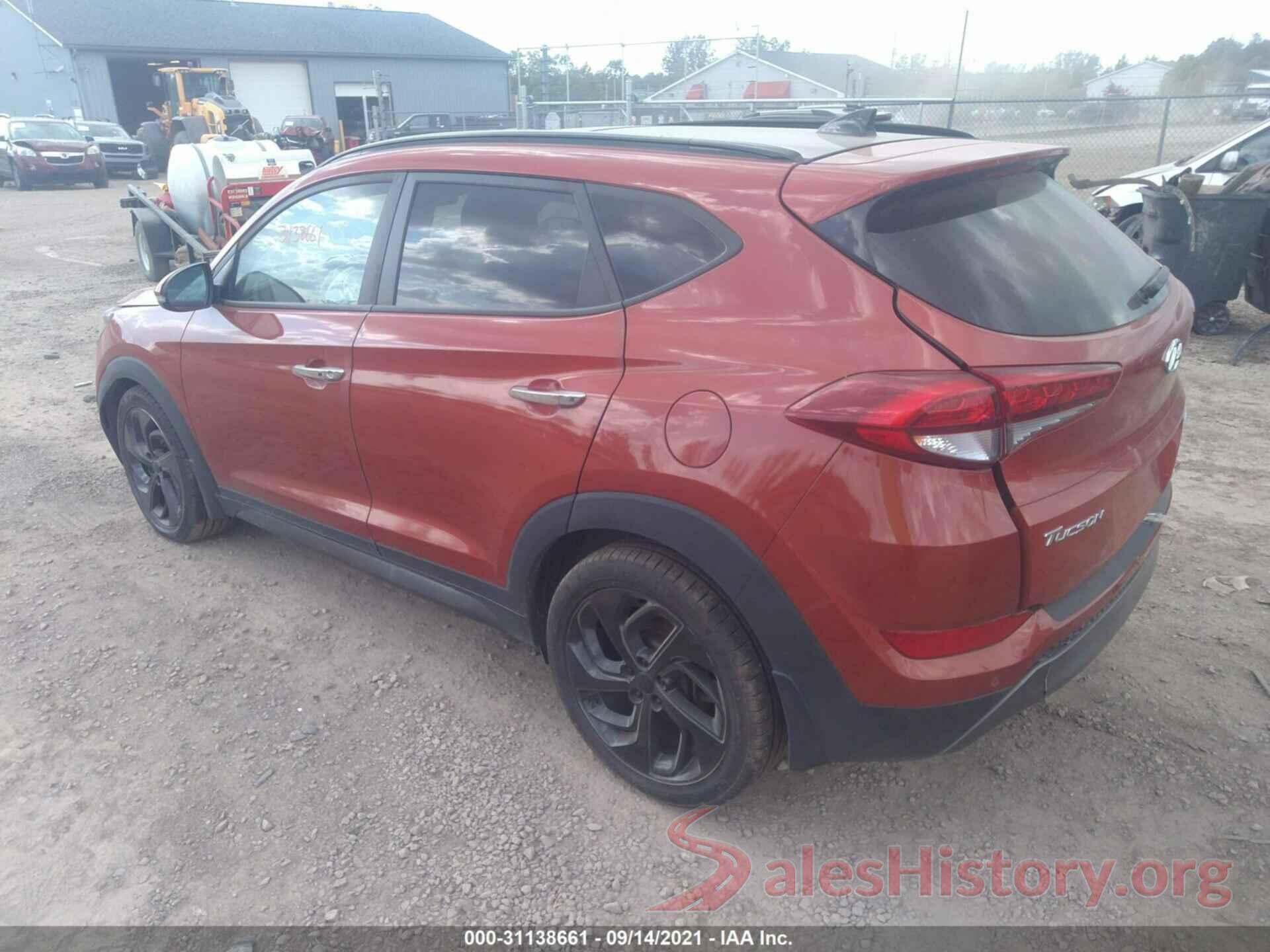 KM8J3CA25GU179664 2016 HYUNDAI TUCSON