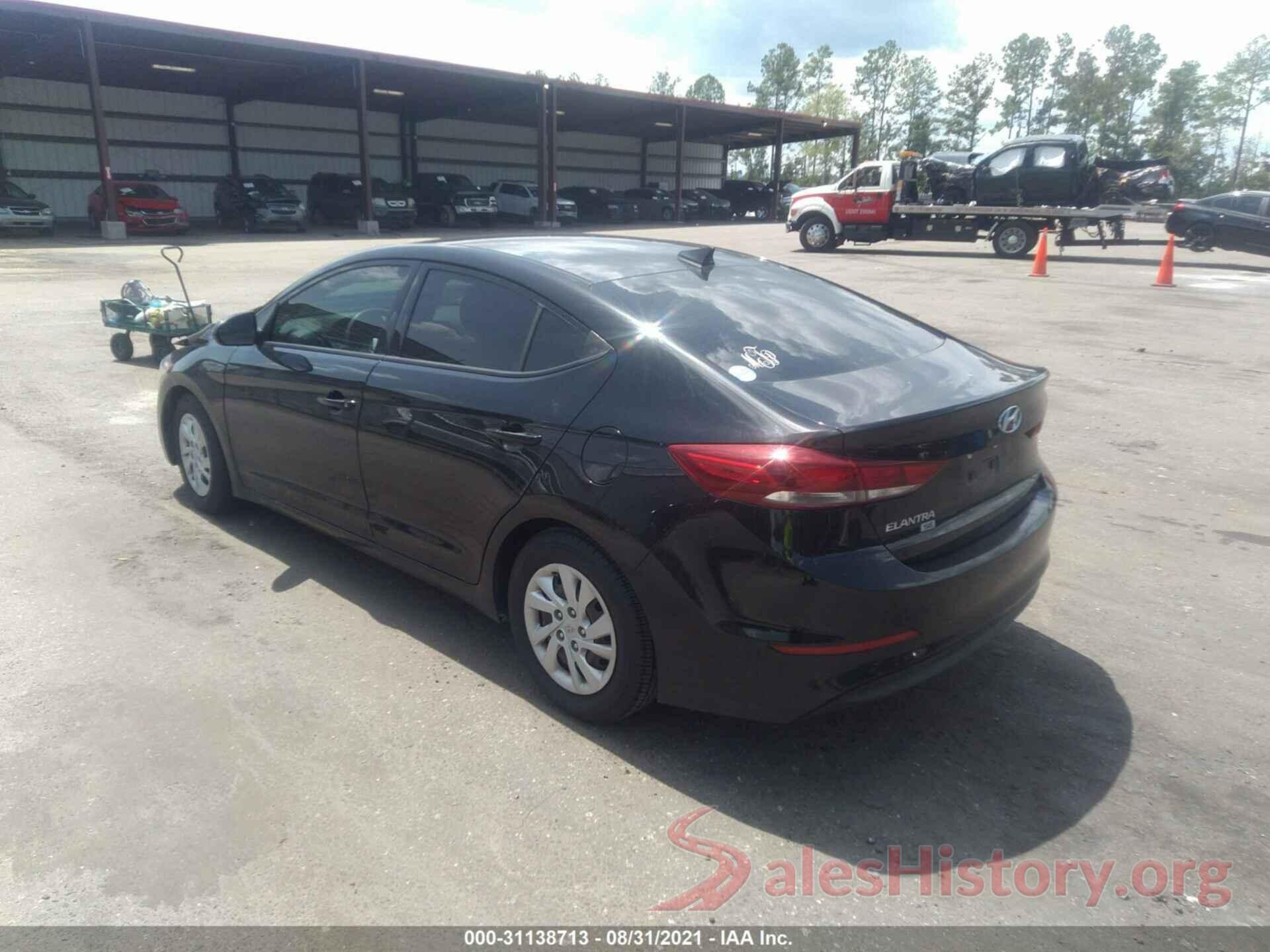 5NPD74LF7HH195162 2017 HYUNDAI ELANTRA