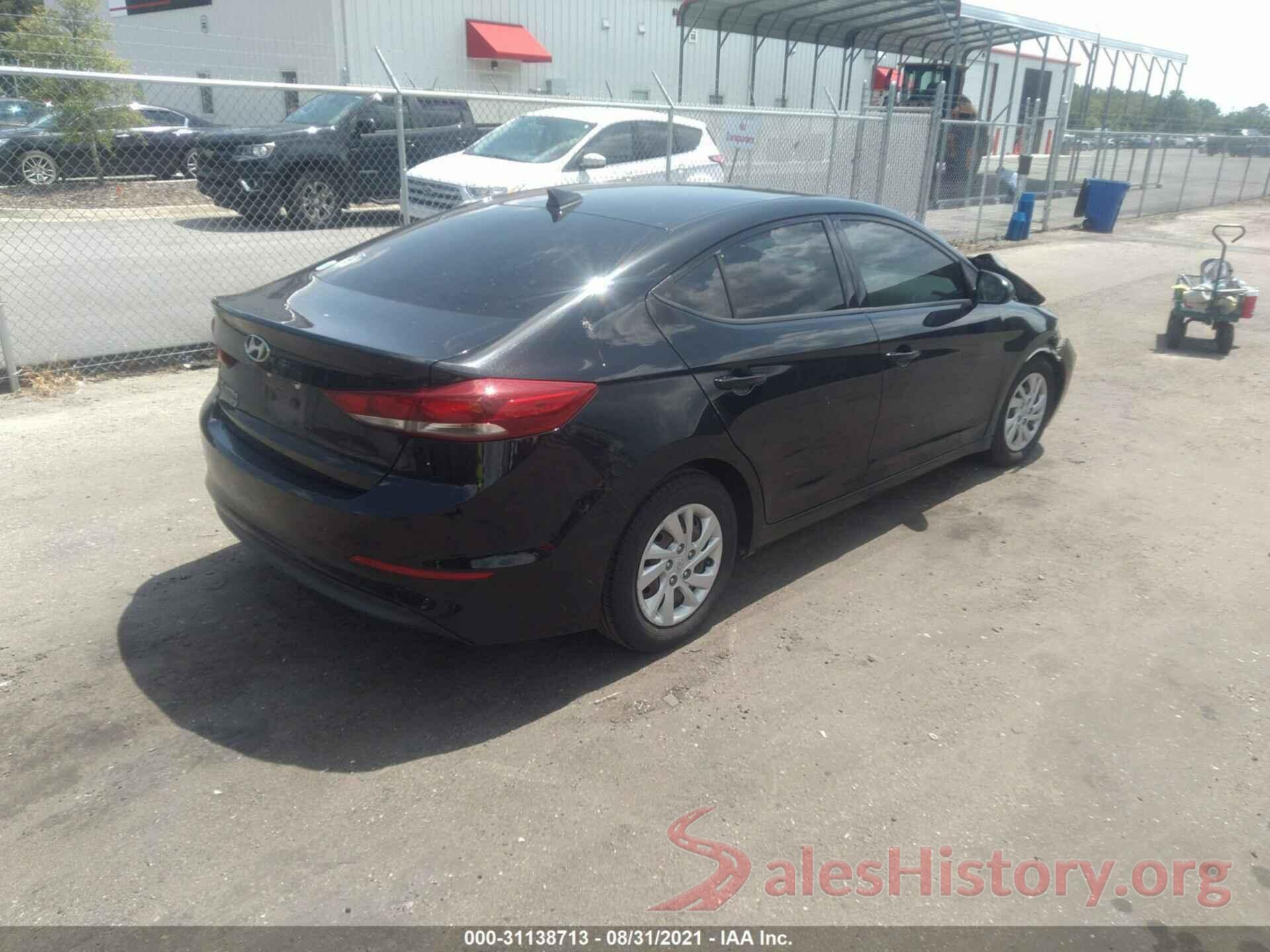 5NPD74LF7HH195162 2017 HYUNDAI ELANTRA