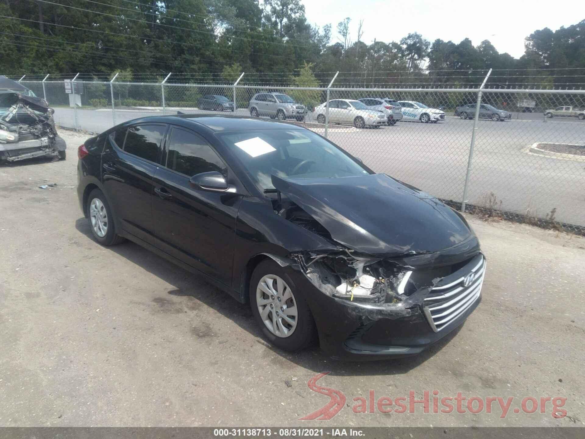 5NPD74LF7HH195162 2017 HYUNDAI ELANTRA