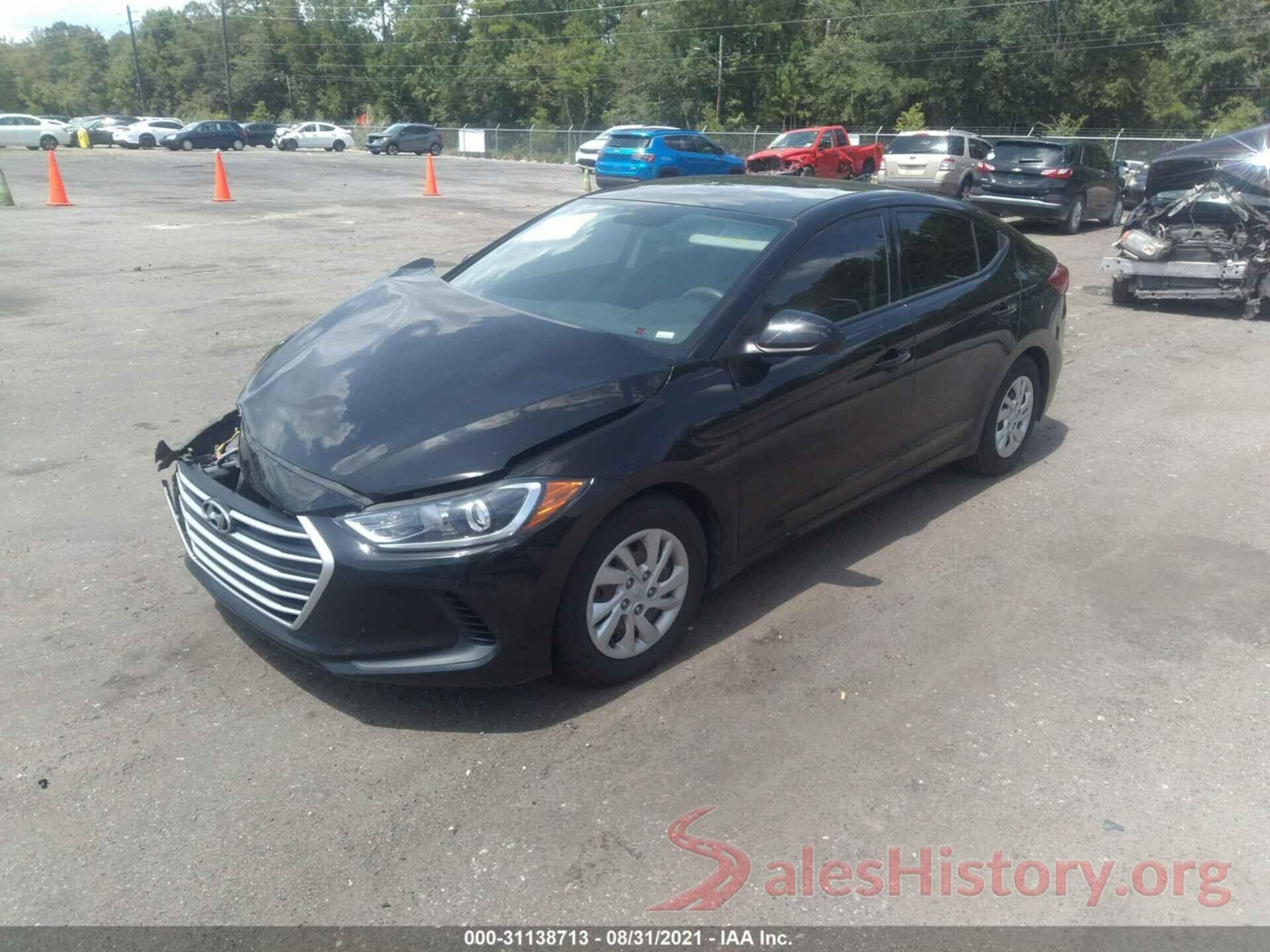 5NPD74LF7HH195162 2017 HYUNDAI ELANTRA