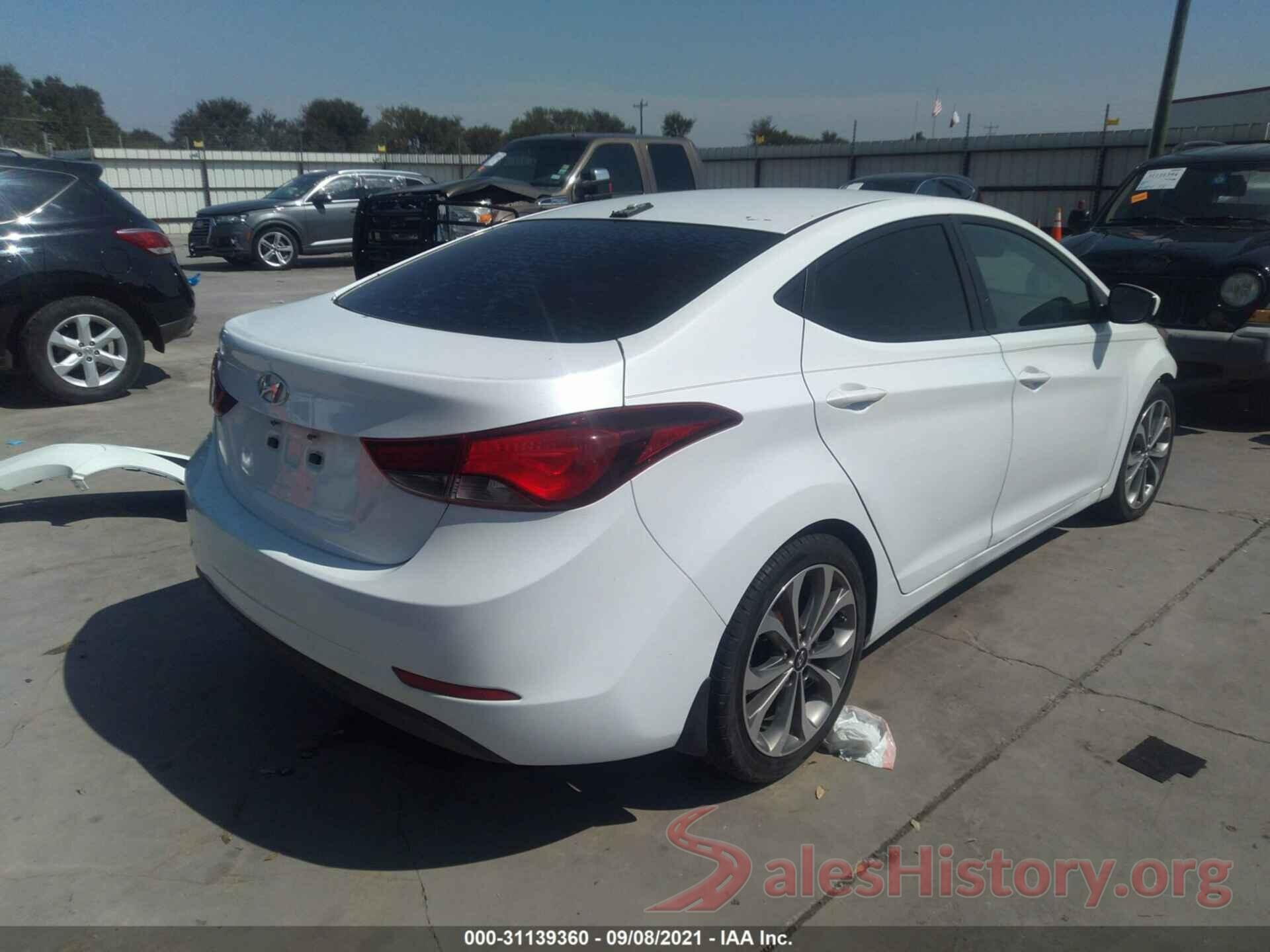 5NPDH4AEXGH797074 2016 HYUNDAI ELANTRA