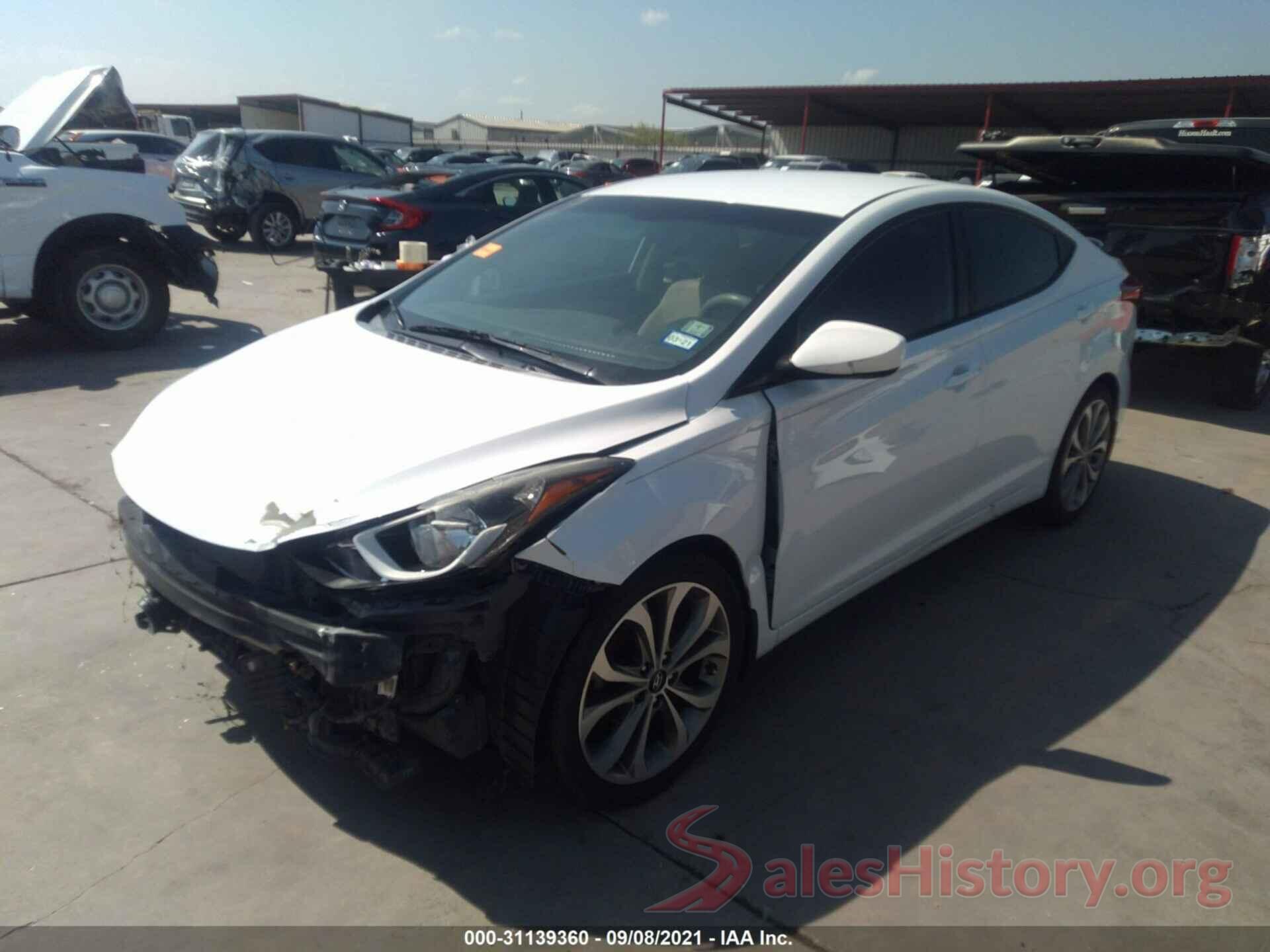 5NPDH4AEXGH797074 2016 HYUNDAI ELANTRA