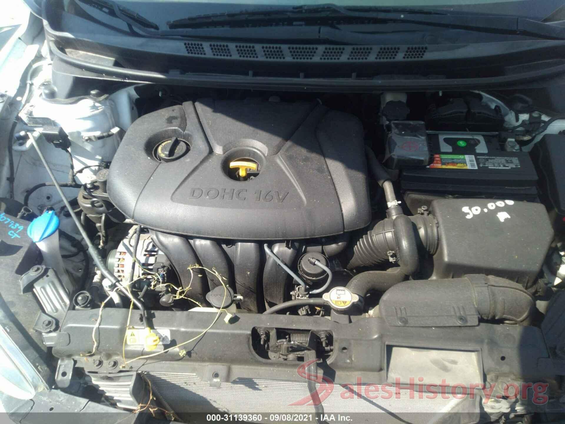 5NPDH4AEXGH797074 2016 HYUNDAI ELANTRA