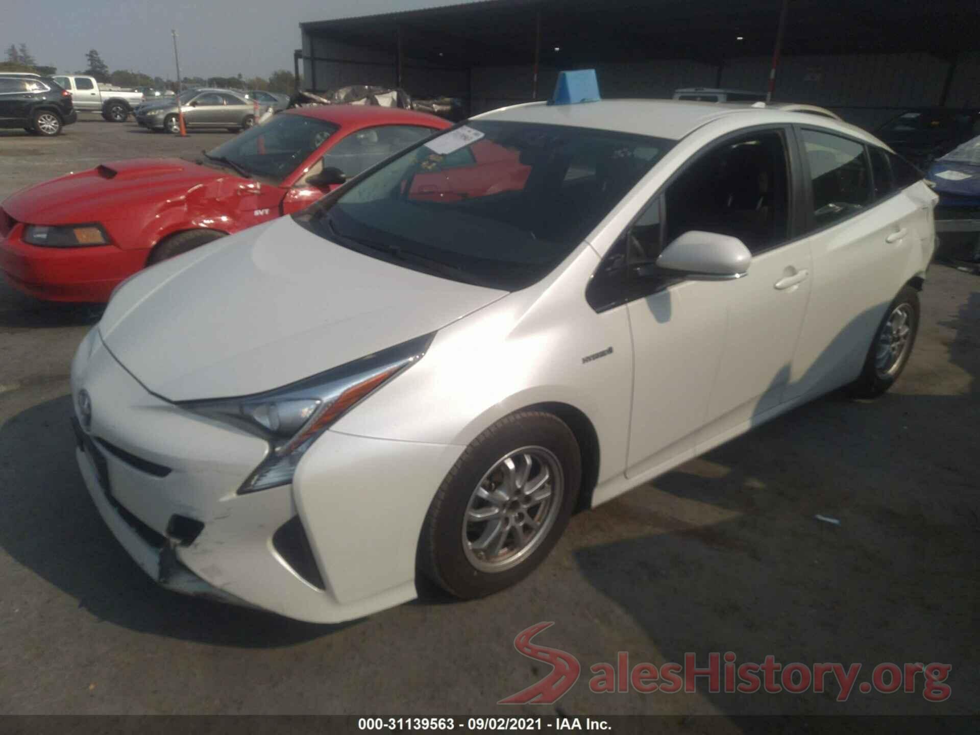 JTDKARFU3G3506662 2016 TOYOTA PRIUS