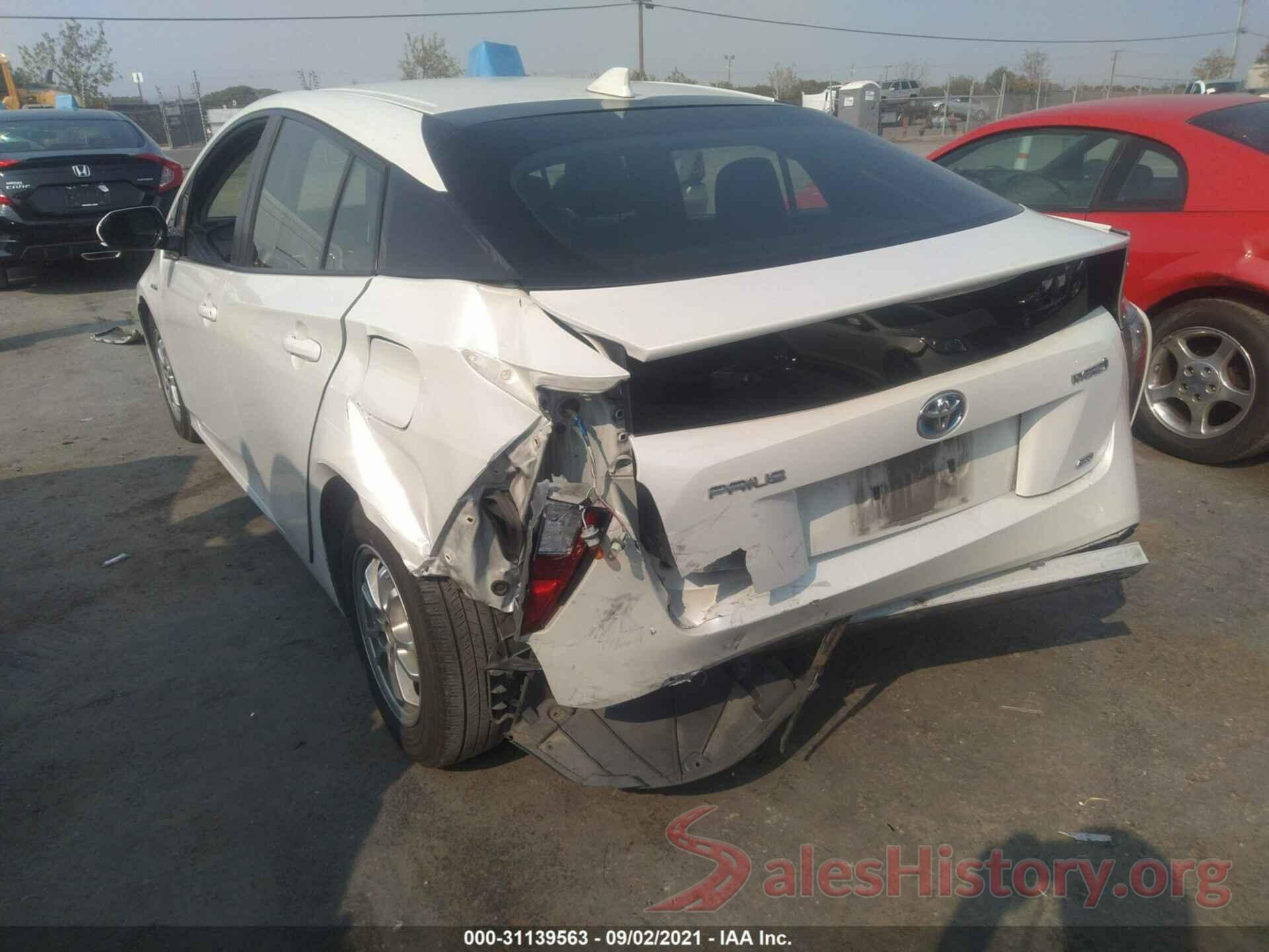 JTDKARFU3G3506662 2016 TOYOTA PRIUS