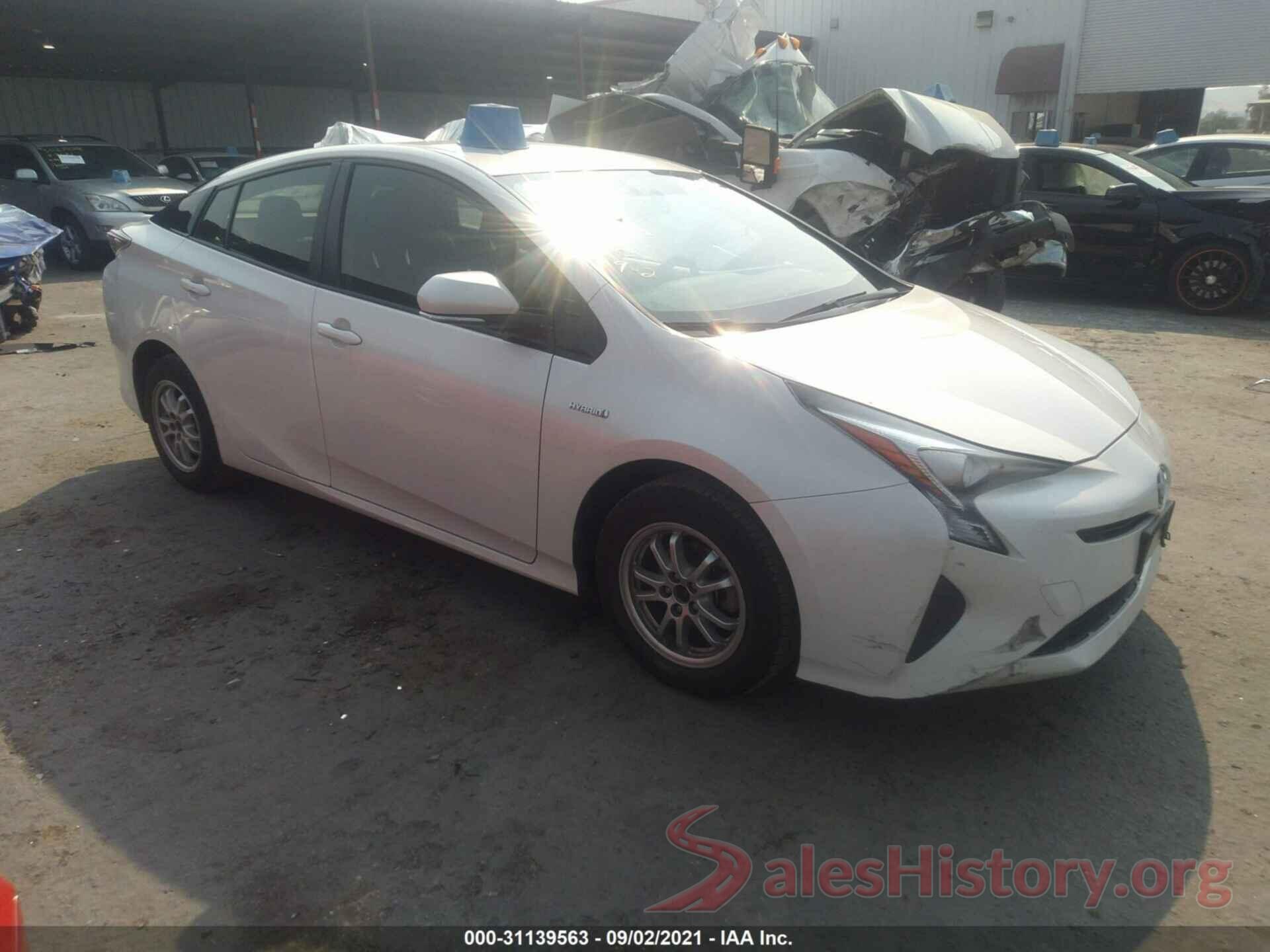 JTDKARFU3G3506662 2016 TOYOTA PRIUS