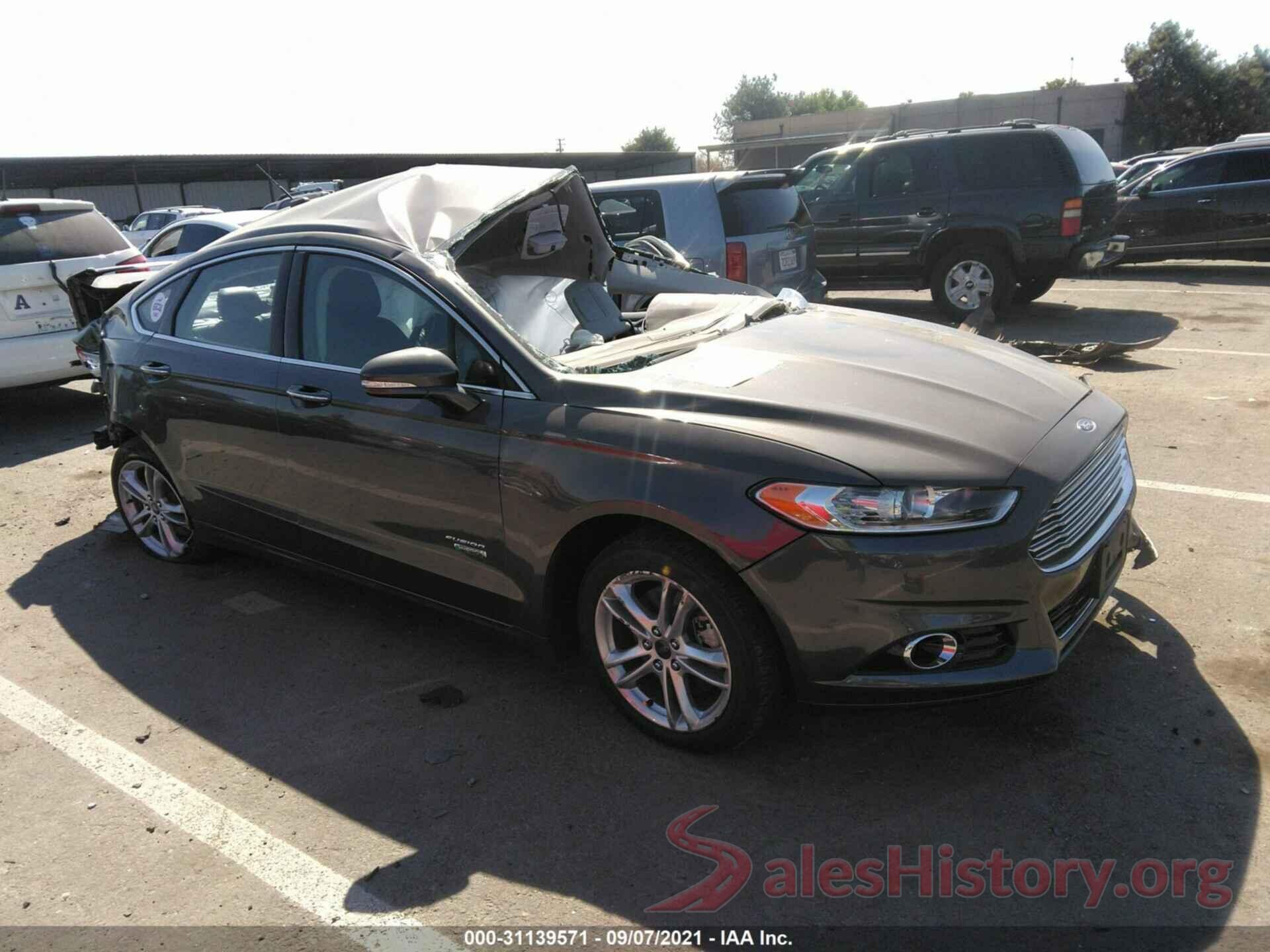 3FA6P0SU0GR125392 2016 FORD FUSION ENERGI