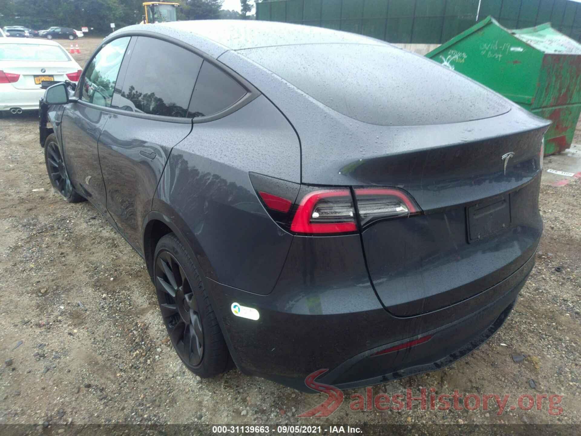 5YJYGDEE2LF045621 2020 TESLA MODEL Y