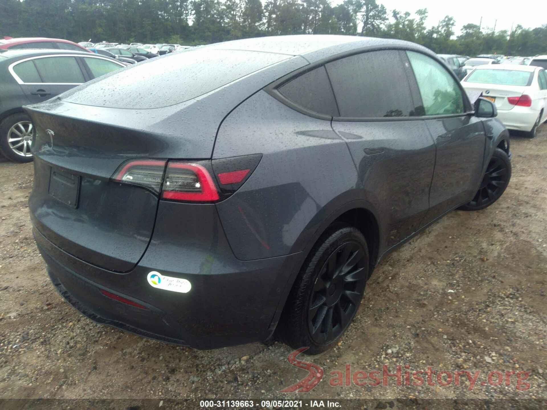 5YJYGDEE2LF045621 2020 TESLA MODEL Y