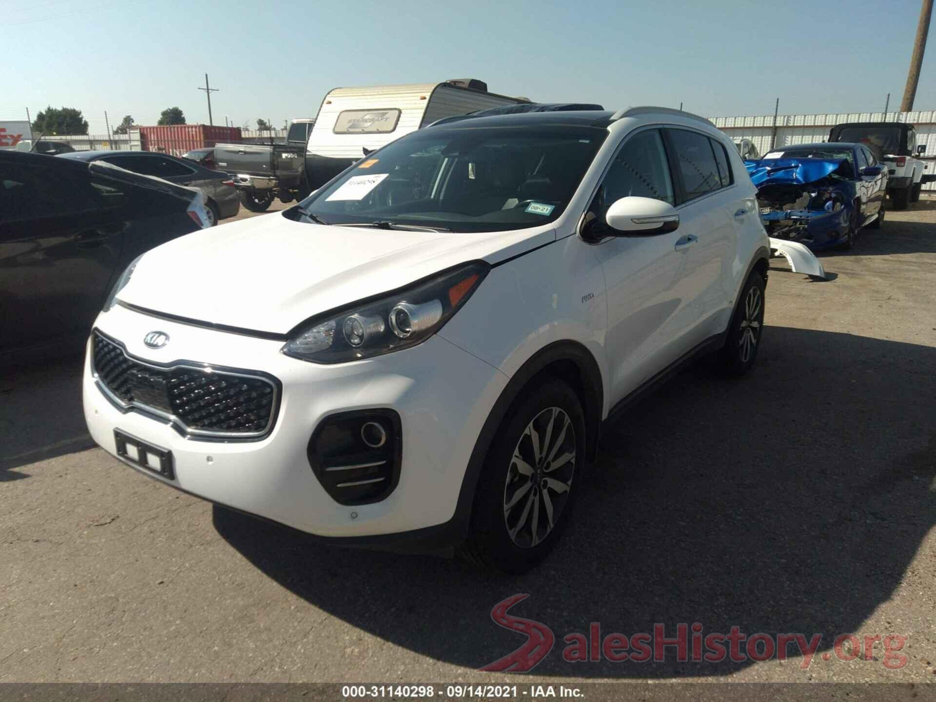 KNDPNCACXH7184392 2017 KIA SPORTAGE